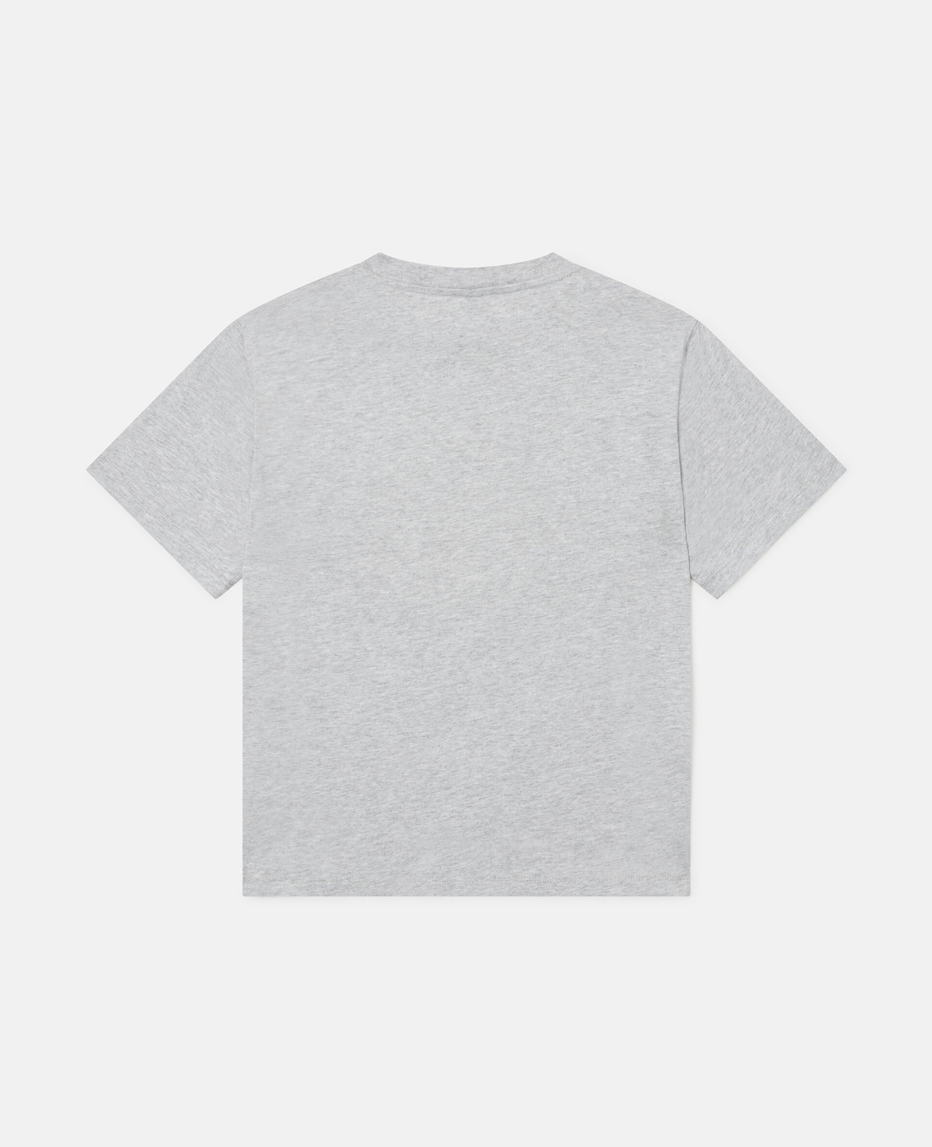 Tennis Ball Graphic T-Shirt-Grey-large image number 2