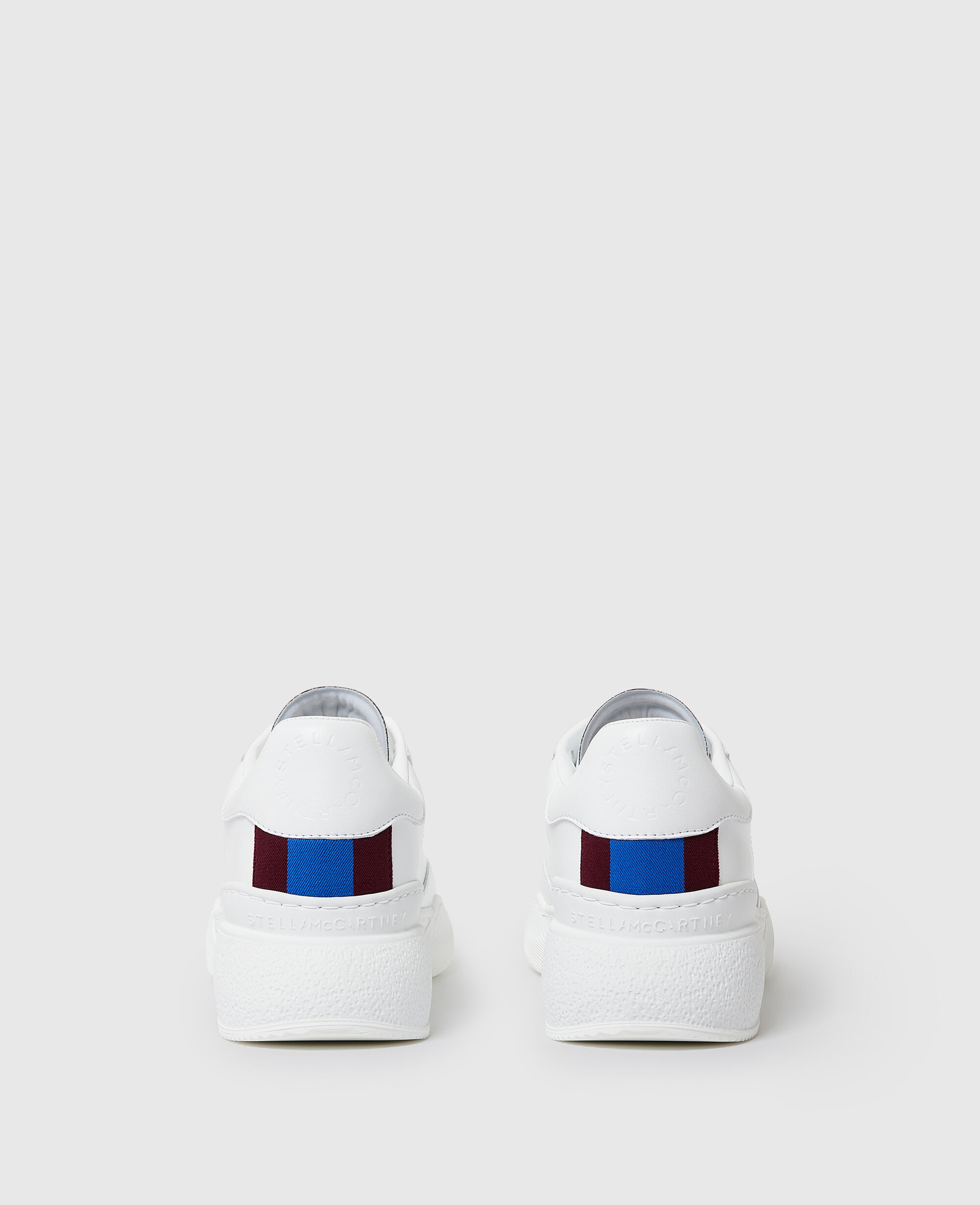Women White Loop Lace-up Sneakers | Stella McCartney US
