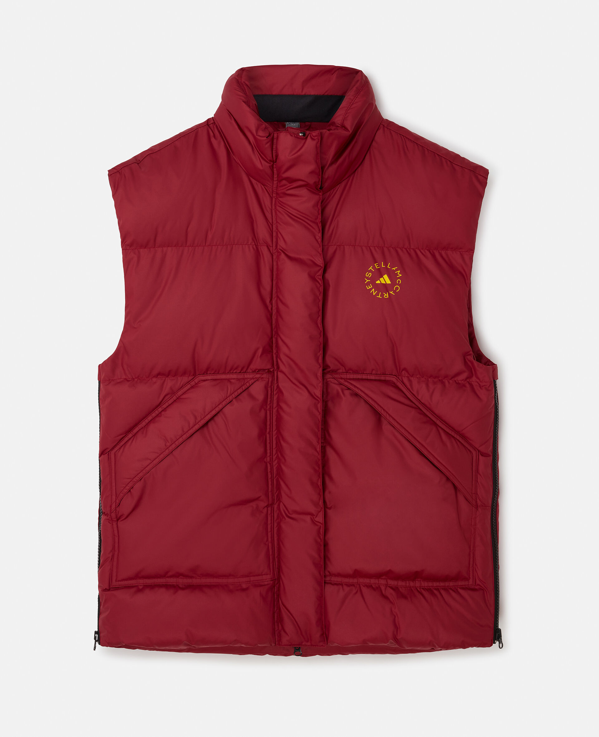 Padded Winter Gilet-Red-large image number 0