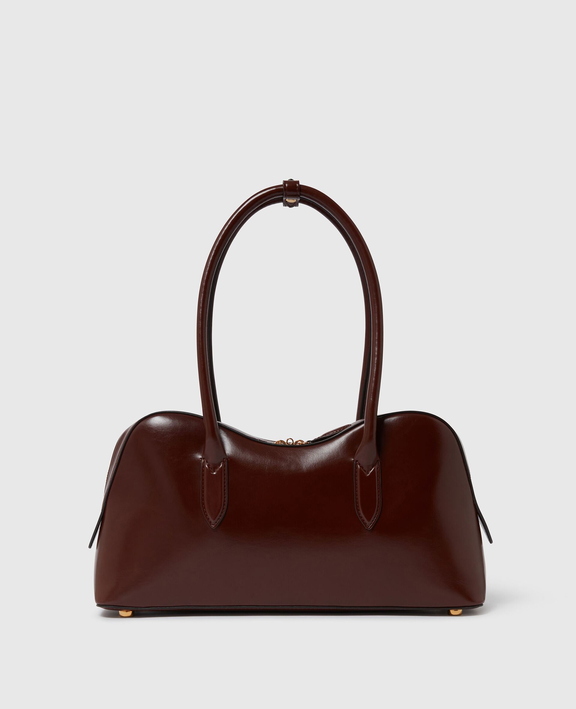 Sac porte epaule verni Ryder Stella-Marron-large image number 3