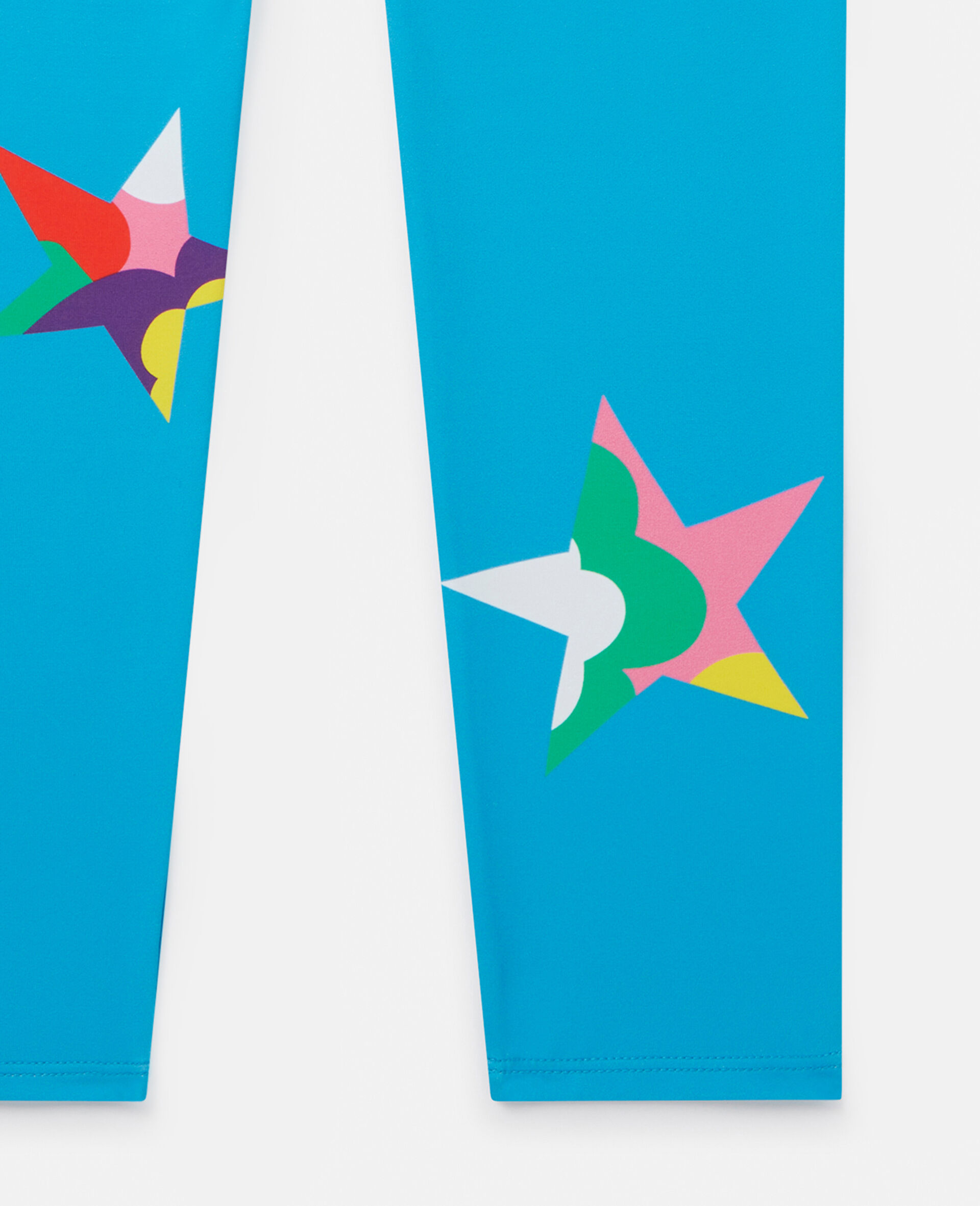 Star Print Leggings-Blue-large image number 3