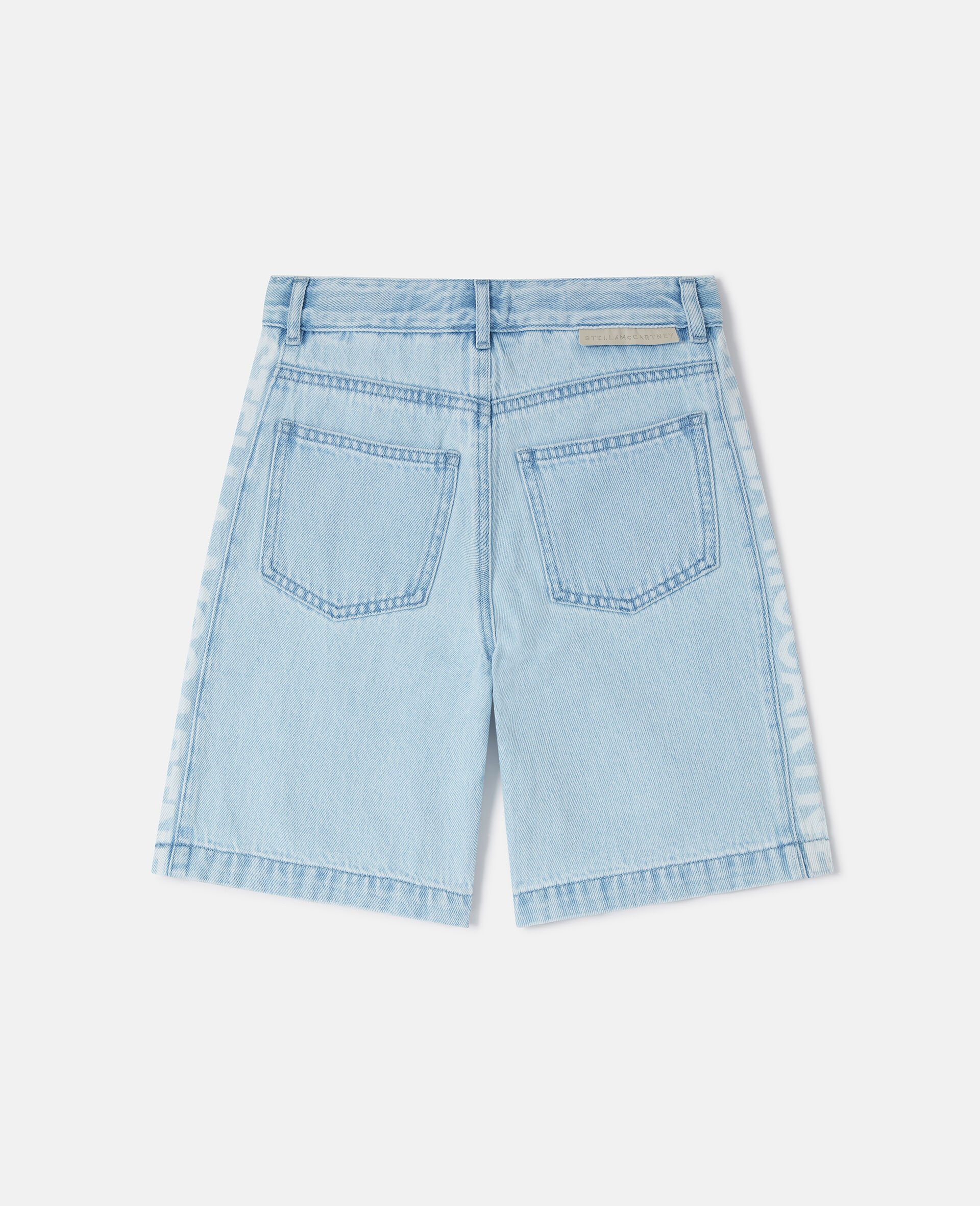 Moniker Tape Shorts-Blue-large Moniker Tape Shorts-Blue-large image number 2