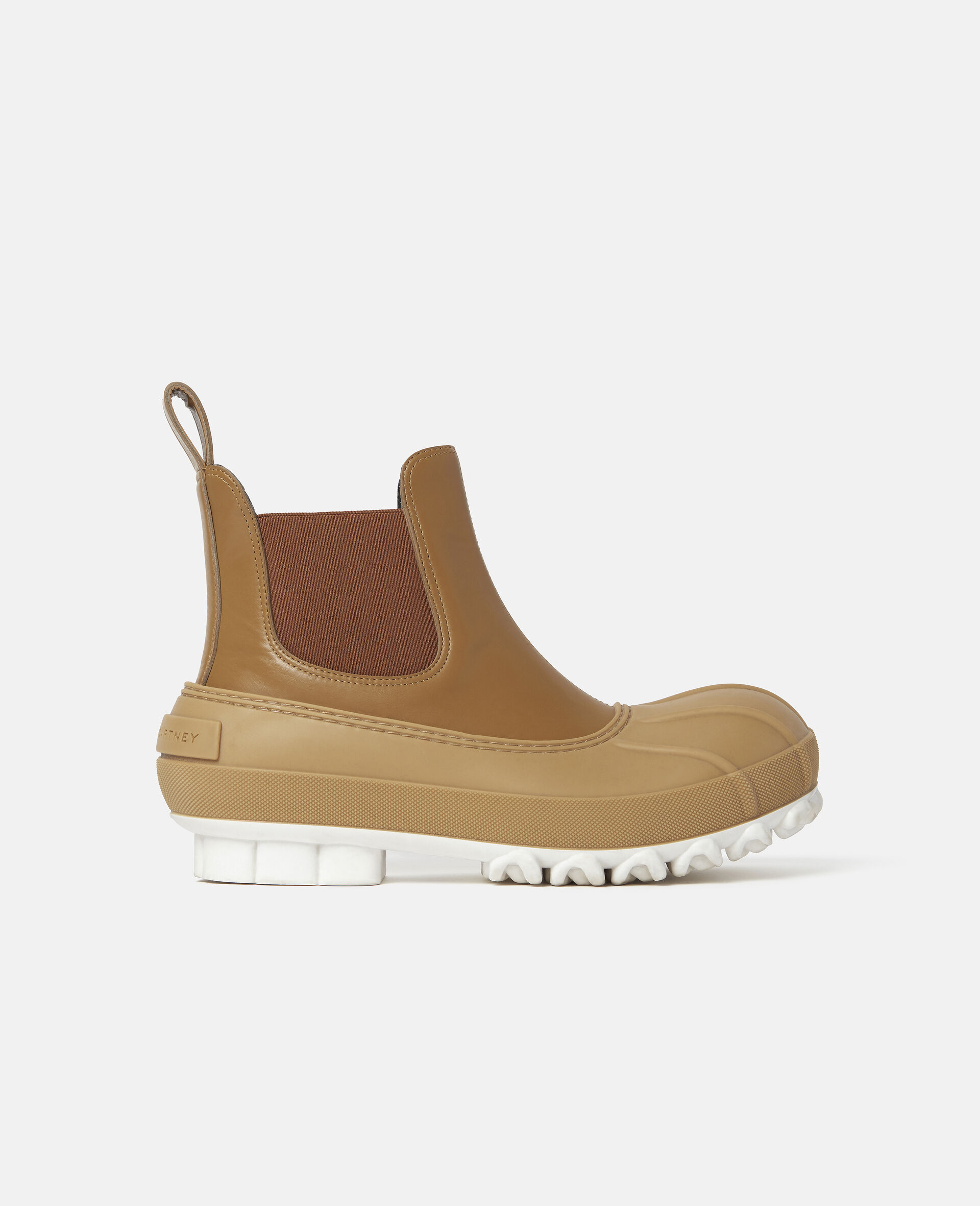 Chain Sole Chelsea Boots-Brown-large image number 0
