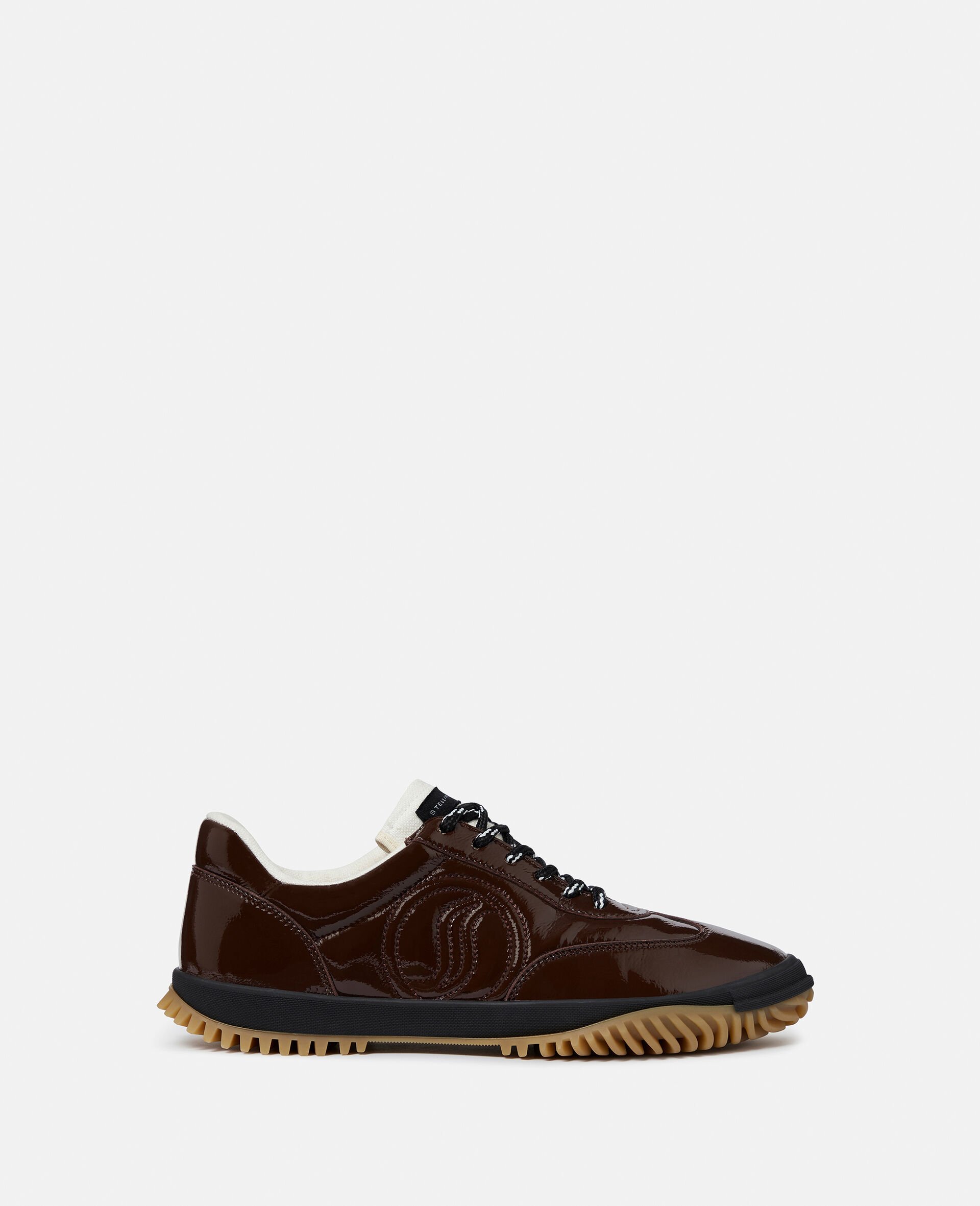 S-Wave Sport Panelled Sneakers-Brown-medium