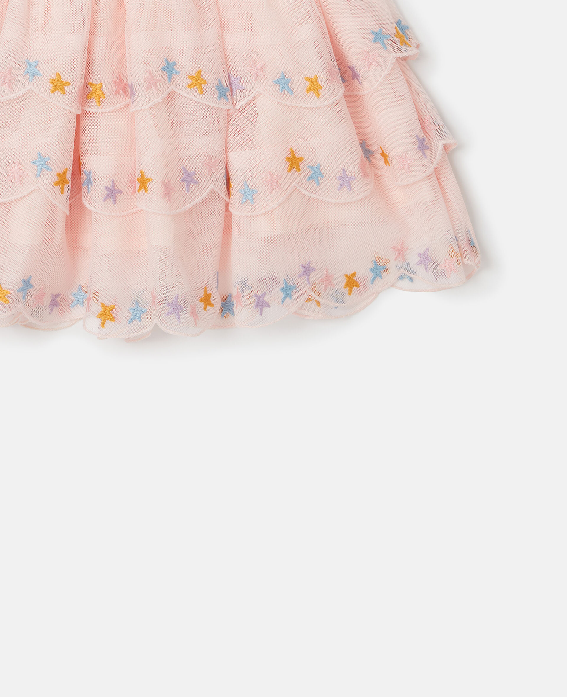 Tiered Tulle Skirt-Pink-large image number 3