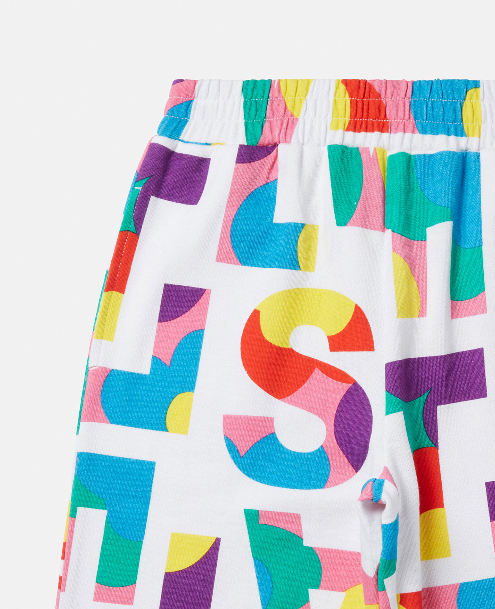 Stella Logo Pop Joggers-White-large image number 1