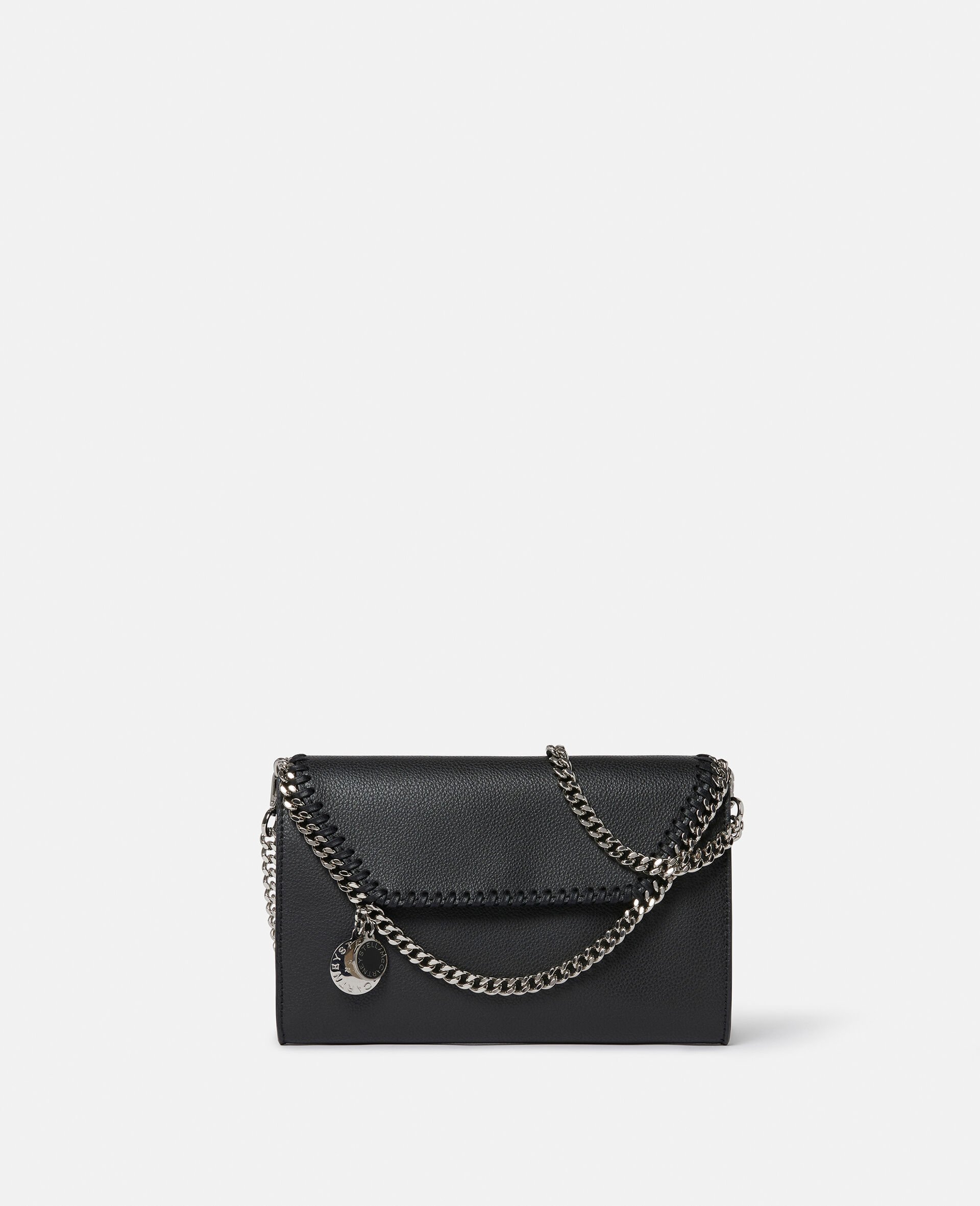 Borsa portafoglio a tracolla Falabella in MIRUM®-Nero-large image number 0