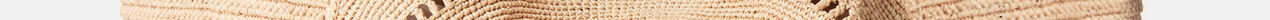 Logo Raffia Large Tote Bag-Beige-medium