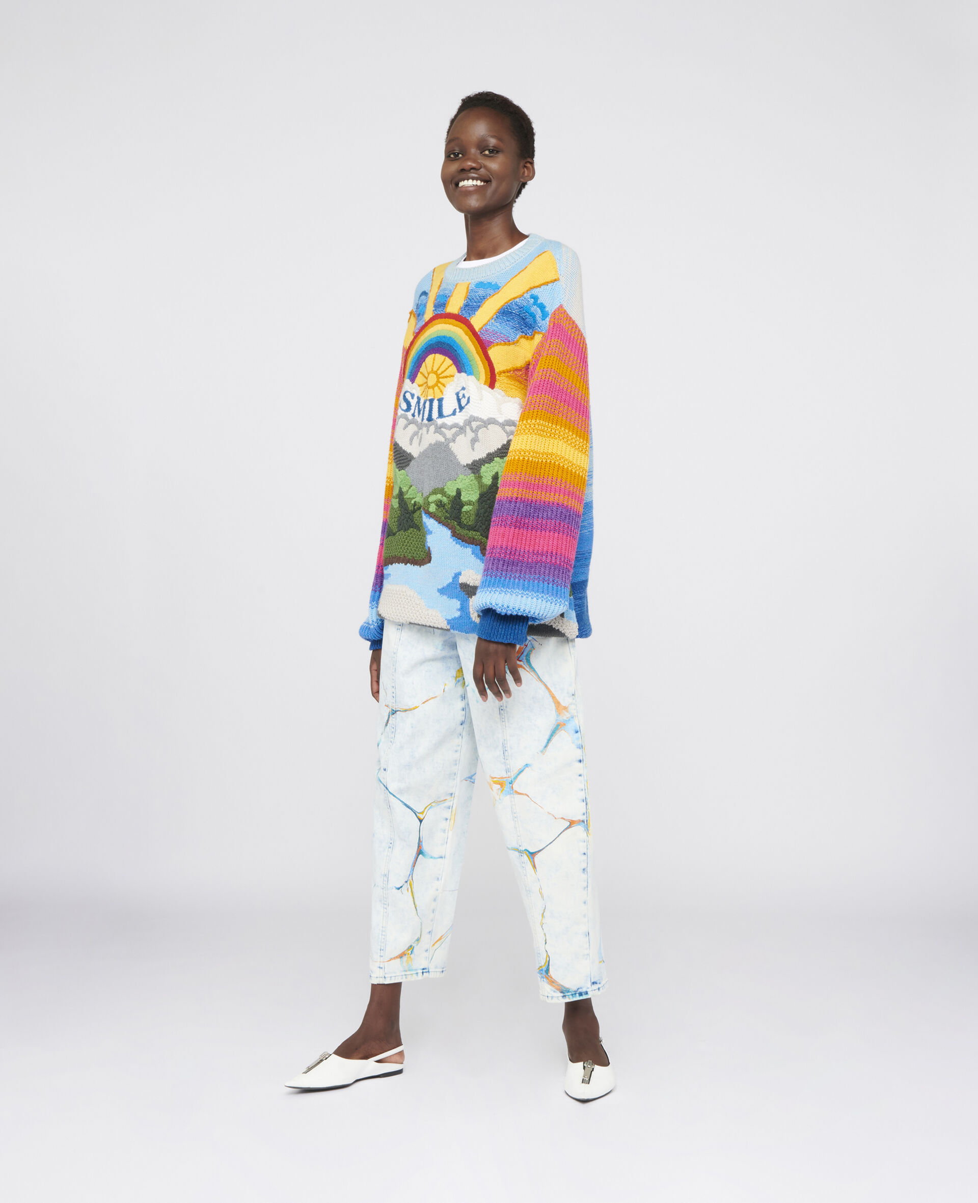 Kind Intarsia Jumper -Multicolour-medium