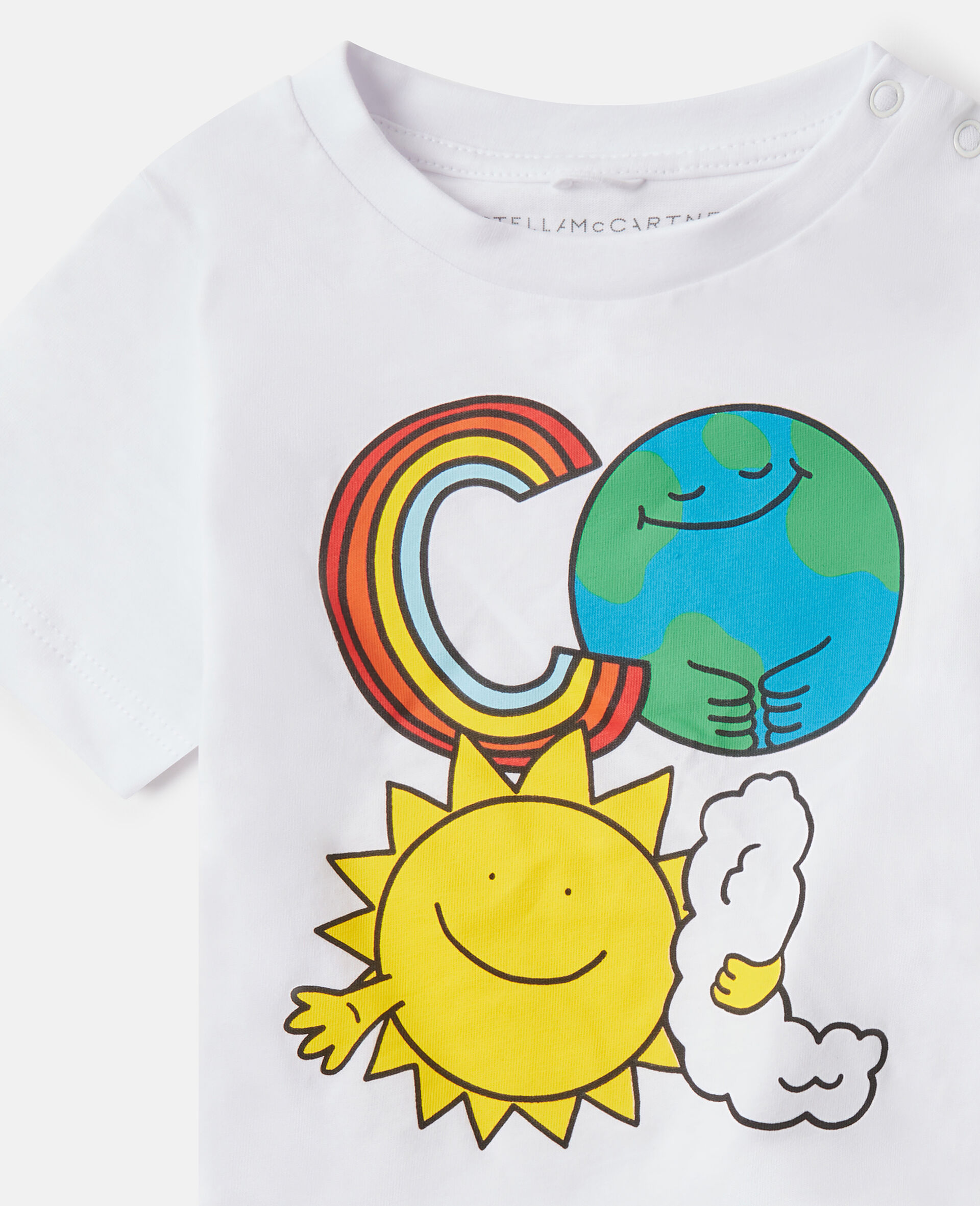 T shirt graphique Amis de la Terre-Blanc-medium