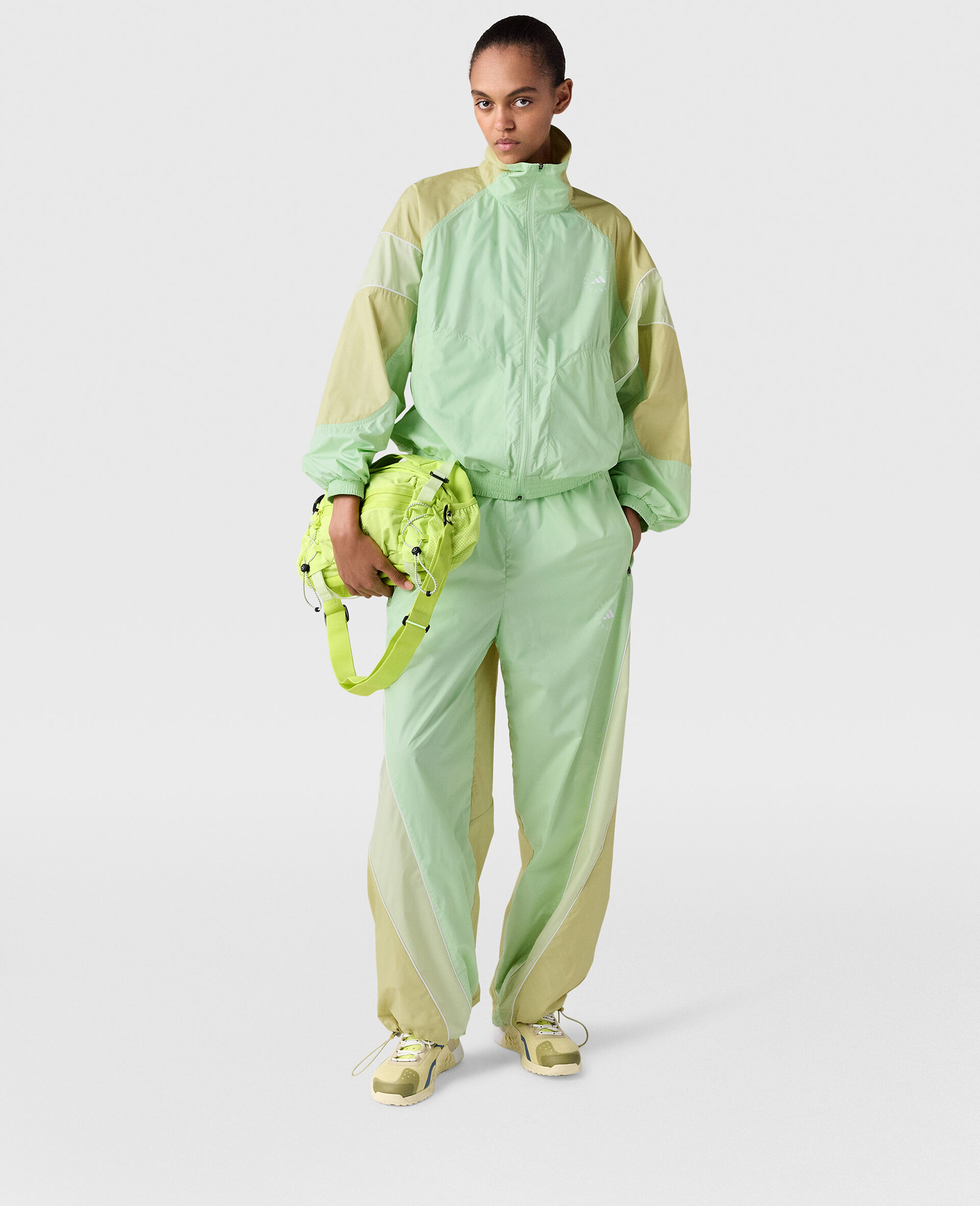 TrueLife Woven Trackpants-Green-model