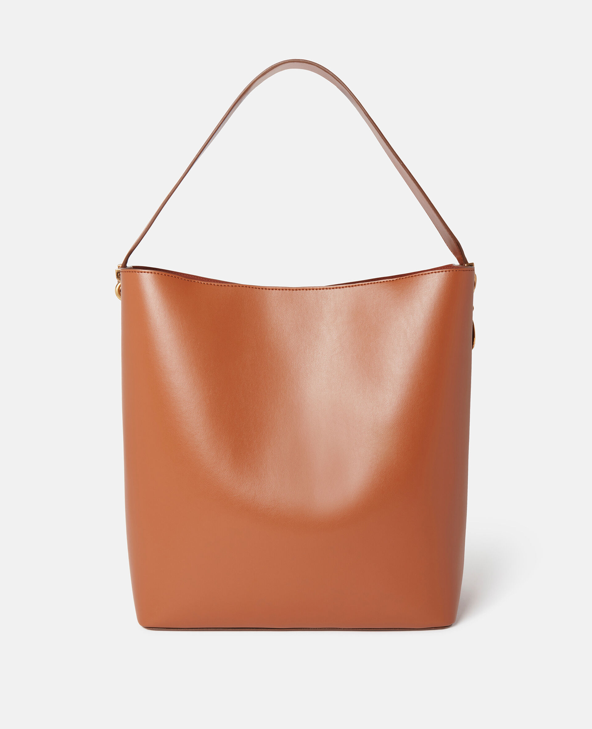 Frayme Whipstitch Tote Bag-Black-large image number 4