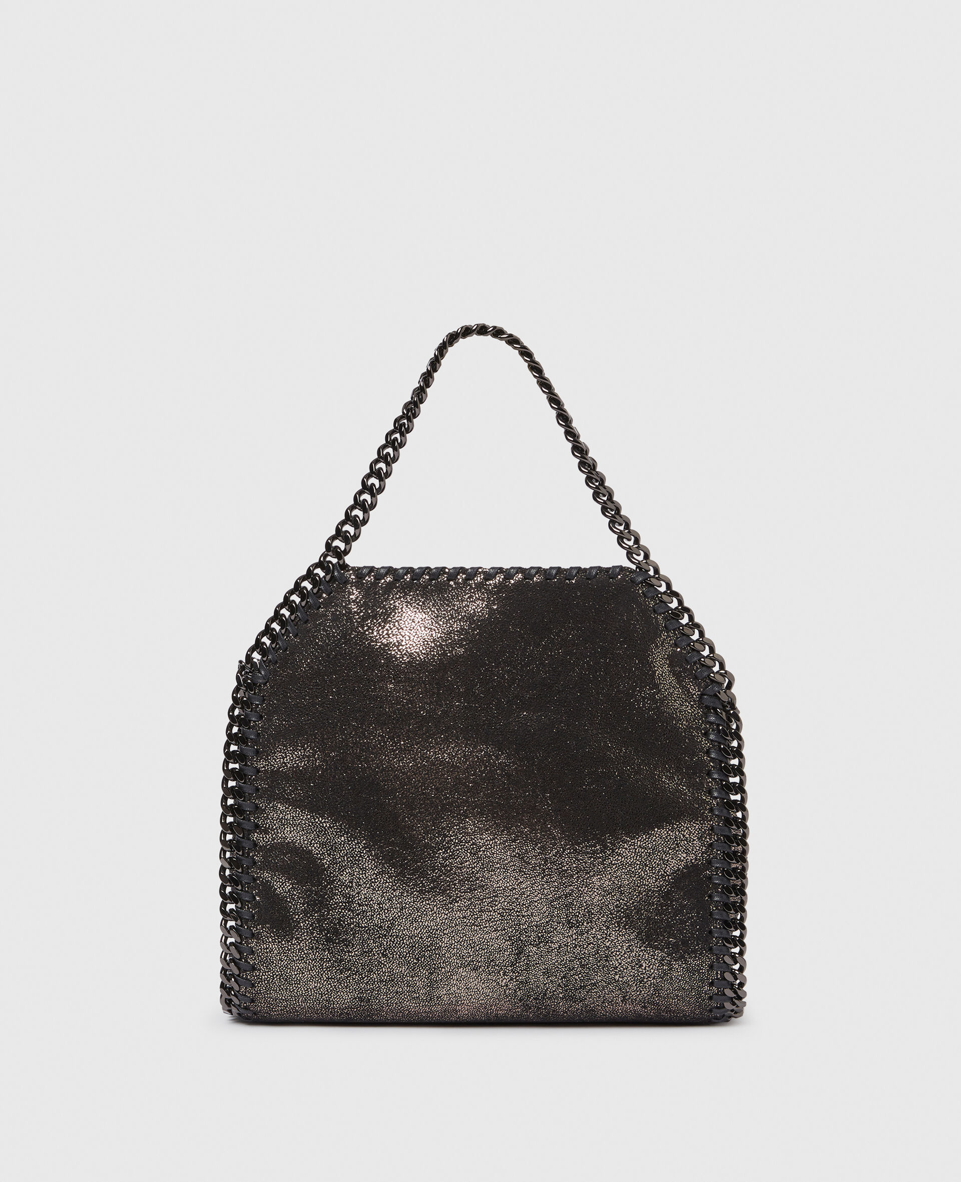 Falabella Mini Metallic Tote Bag-Grey-large image number 2