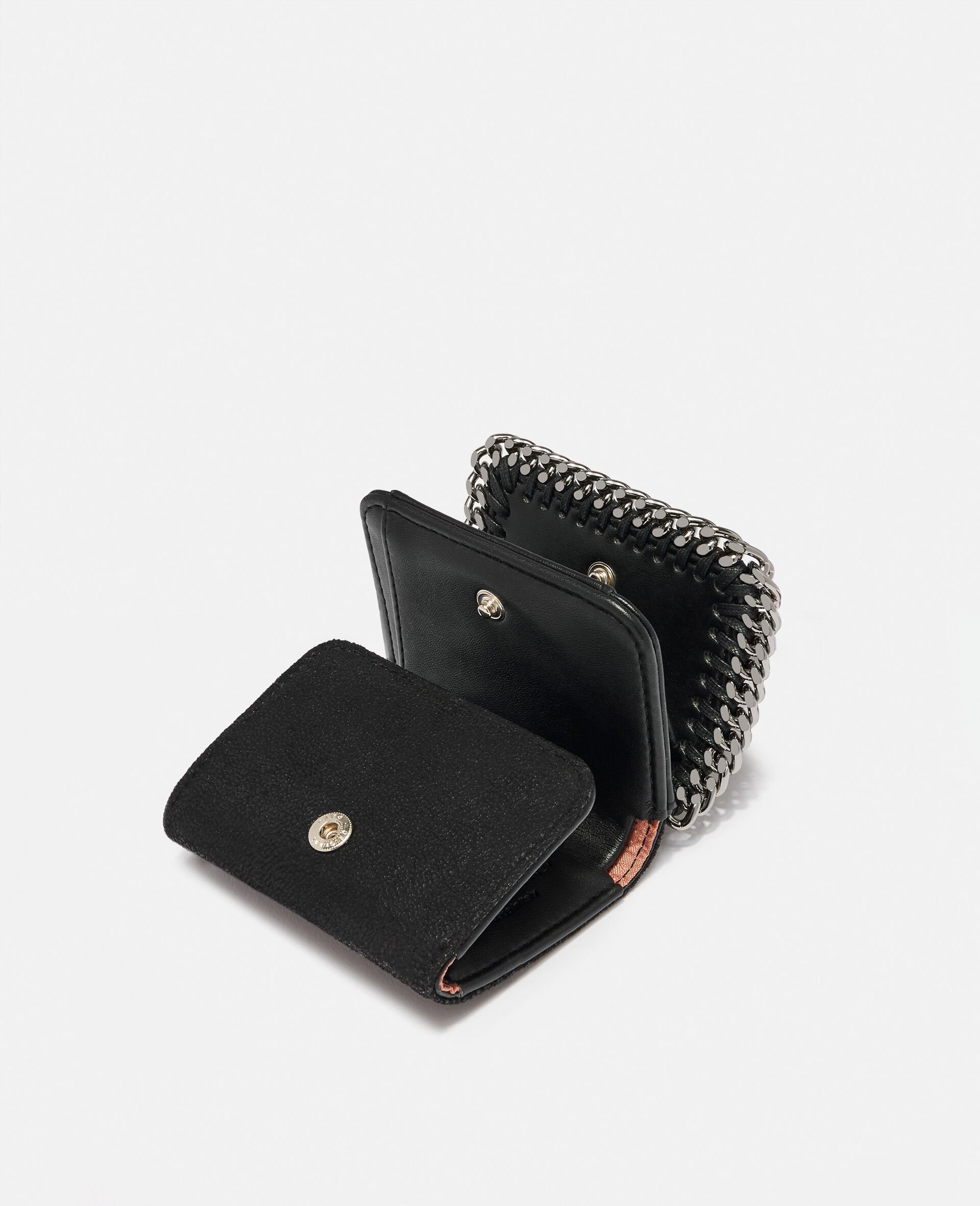 Falabella Small Flap Wallet-Black-large image number 2