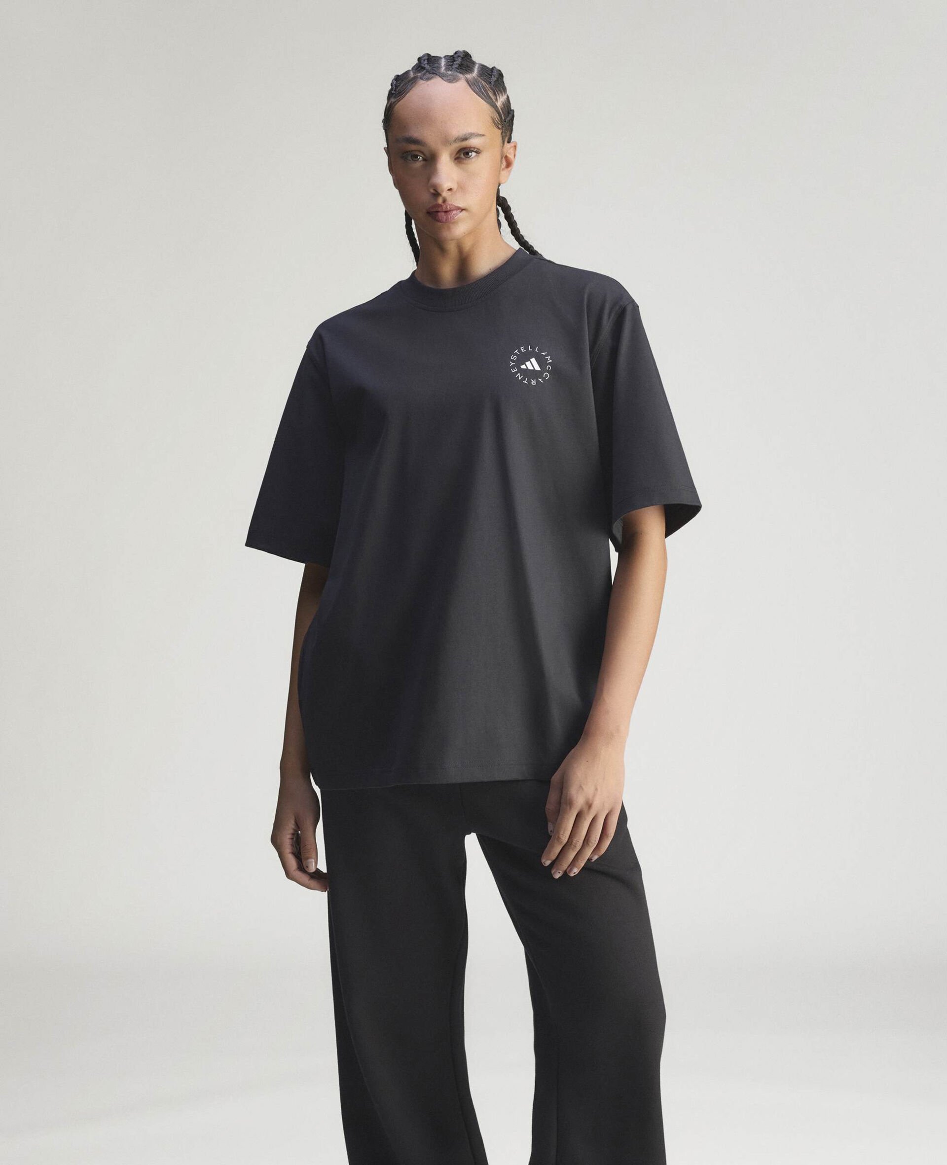 Logo Oversized T-Shirt-Black-medium