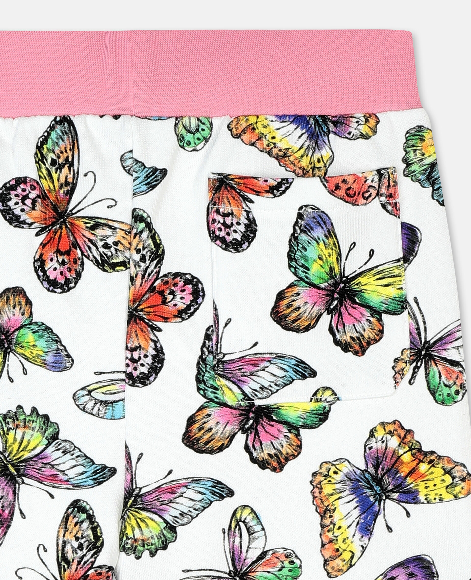 butterfly sweatpants white