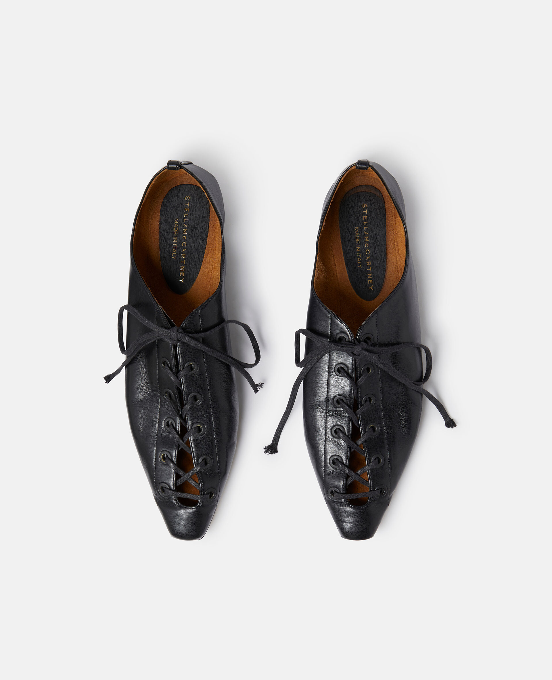 Terra Laced Alter Mat Ballerina Flats-Black-large image number 3