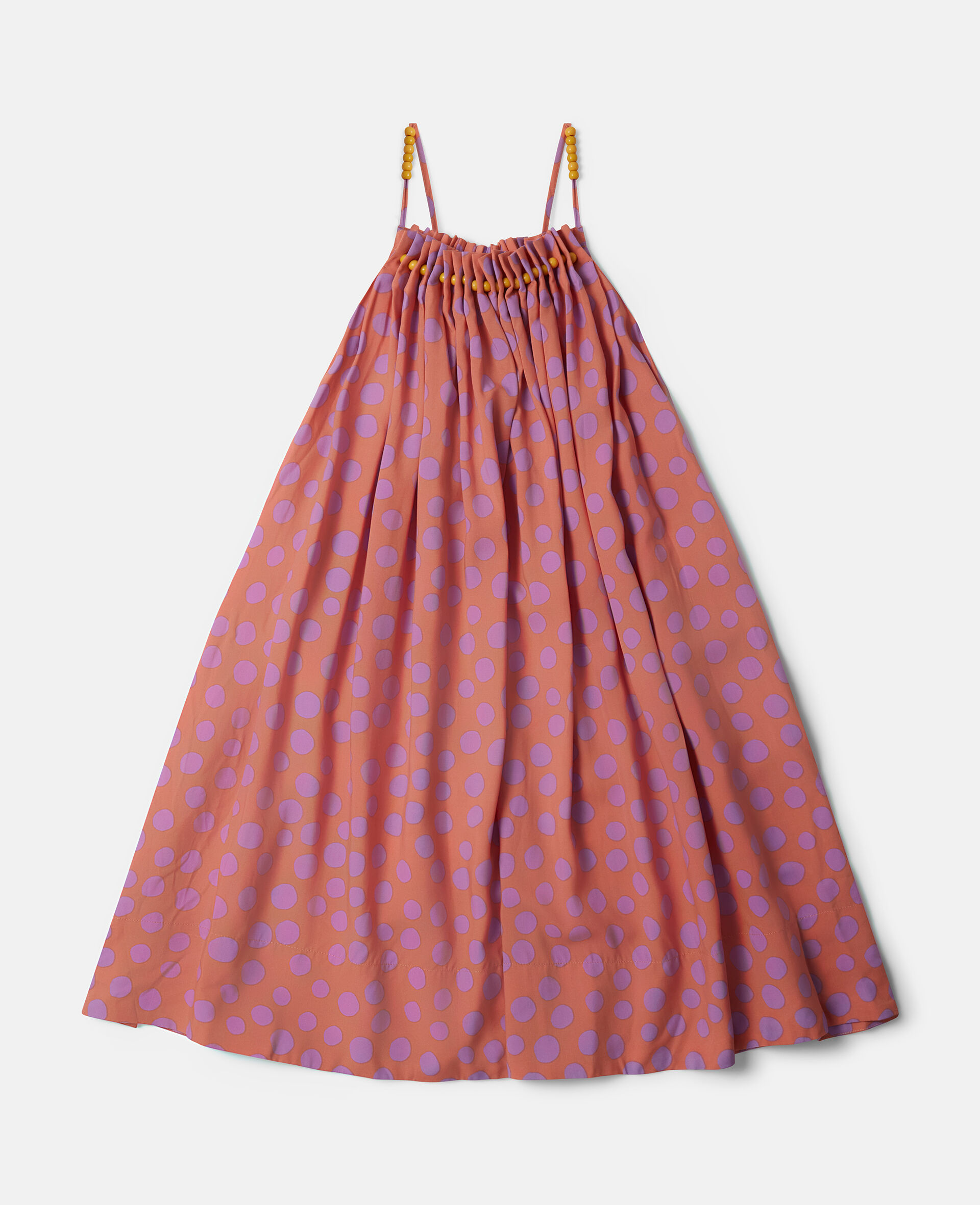 波点吊带裙-粉色-medium