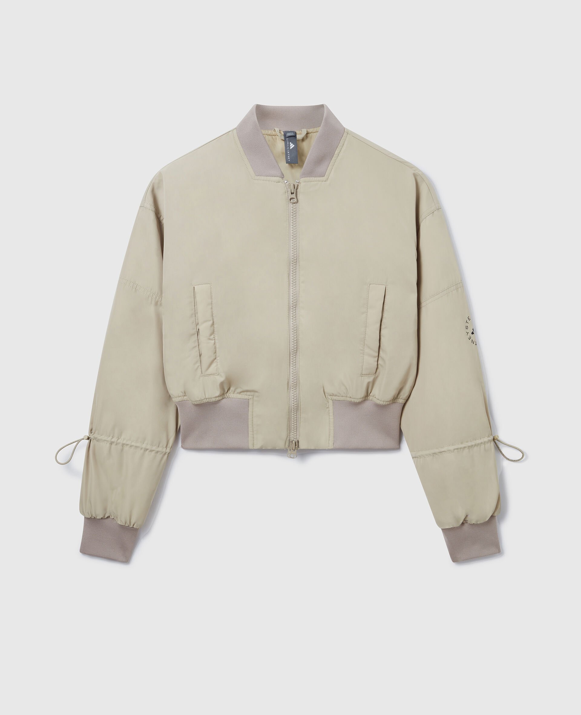 TrueNature Cropped Bomber -Beige-medium