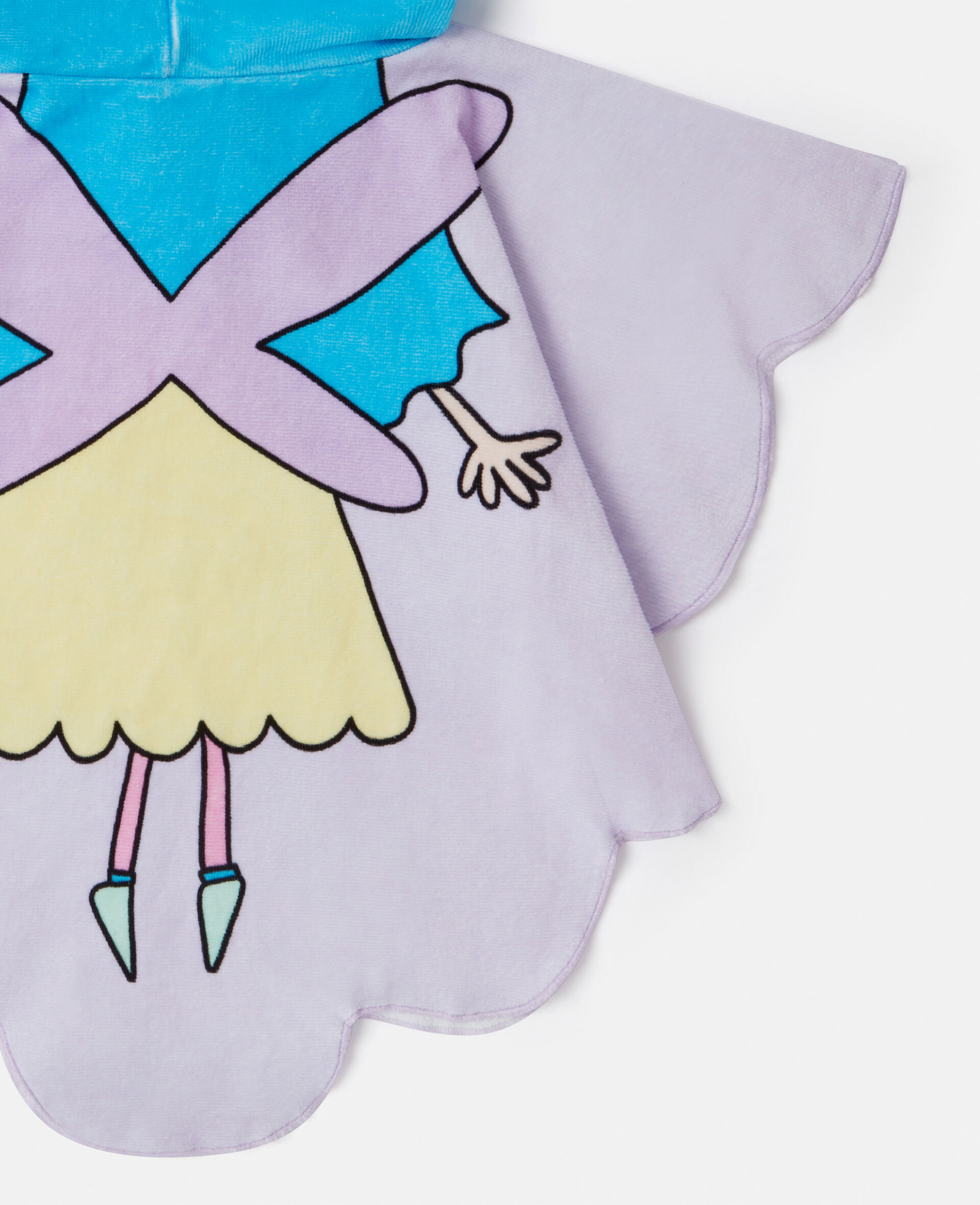 Fairy Graphic Towel Dress-Purple-large image number 3