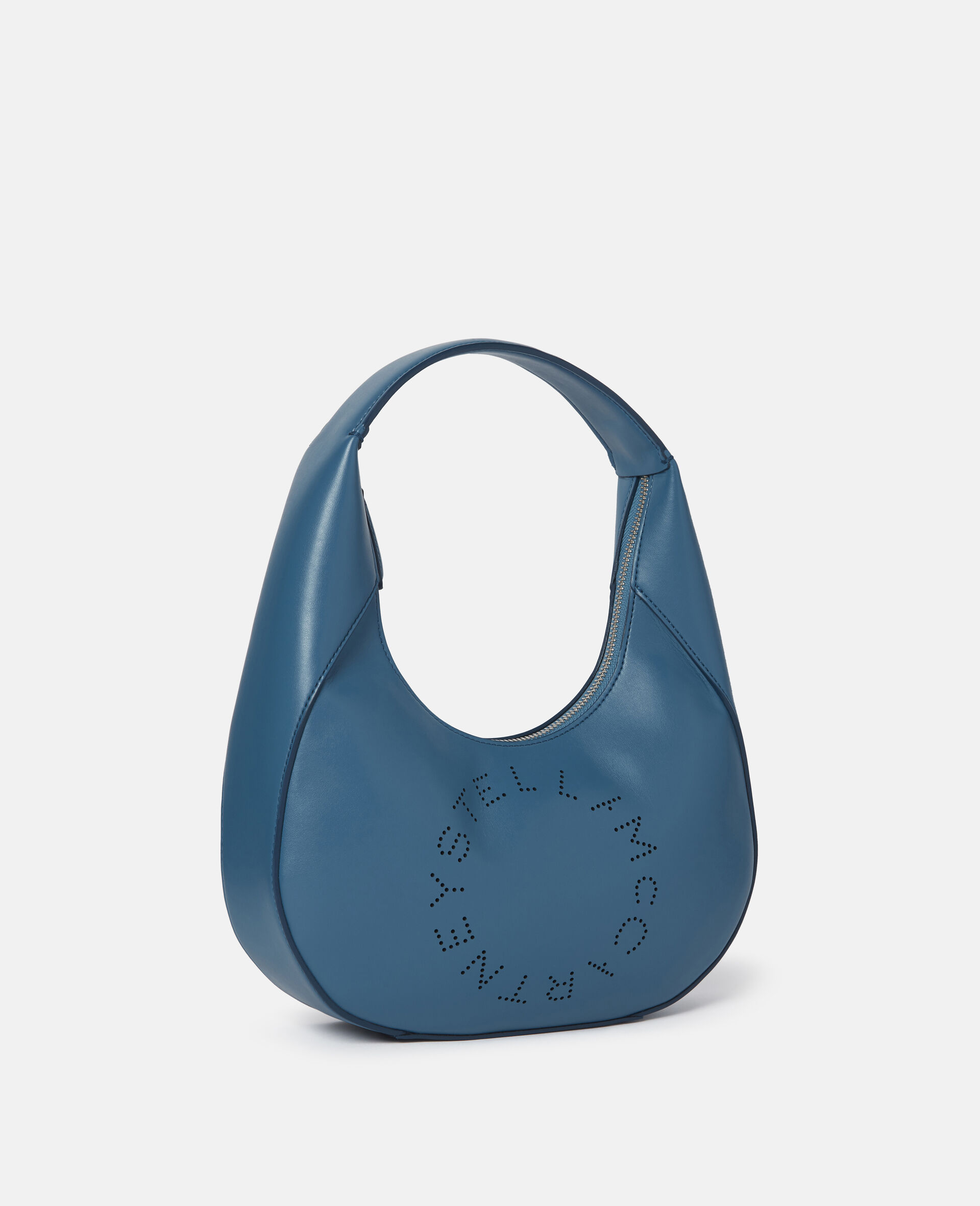 Petit sac porte epaule Hobo logo Stella-Bleu-large image number 1