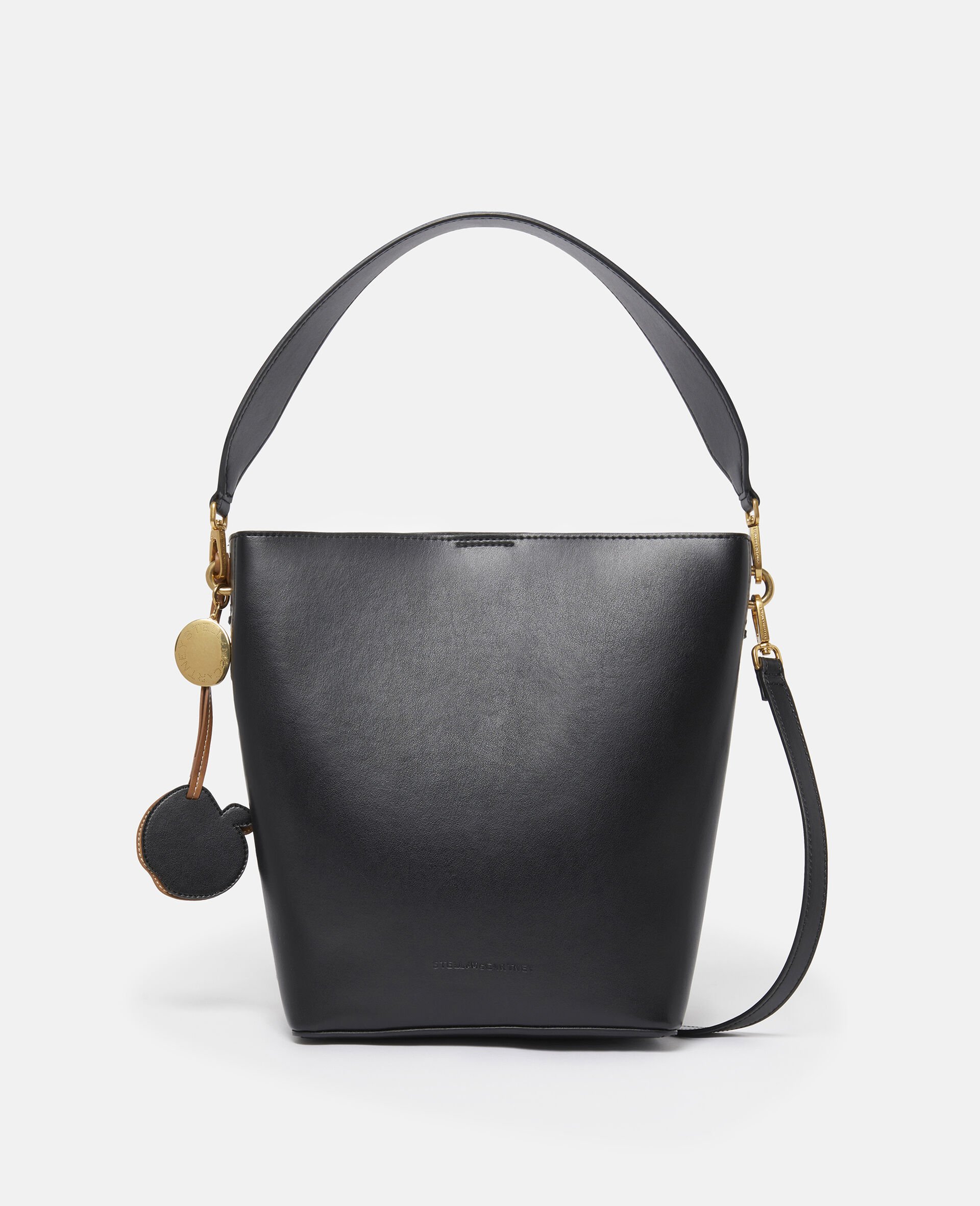 Frayme Bucket Tote Bag-Black-medium