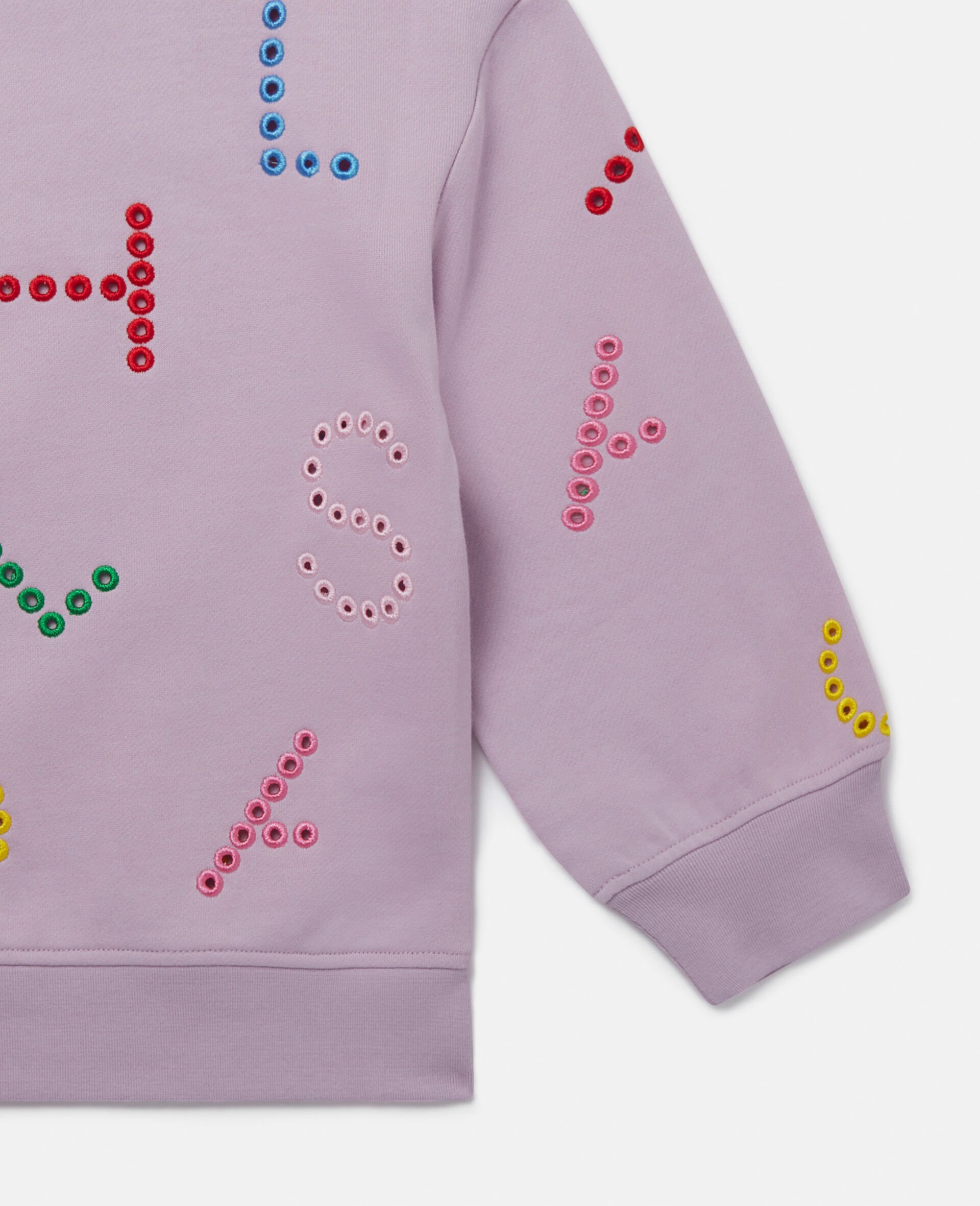 Stella Pattern Sweatshirt-Pink-large Stella Pattern Sweatshirt-Pink-large image number 3
