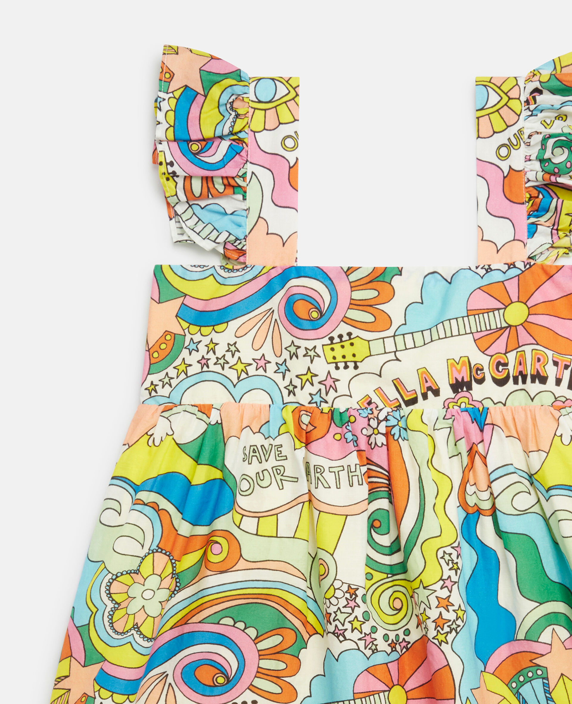 'Love to Dream' Print Sundress-White-large image number 1