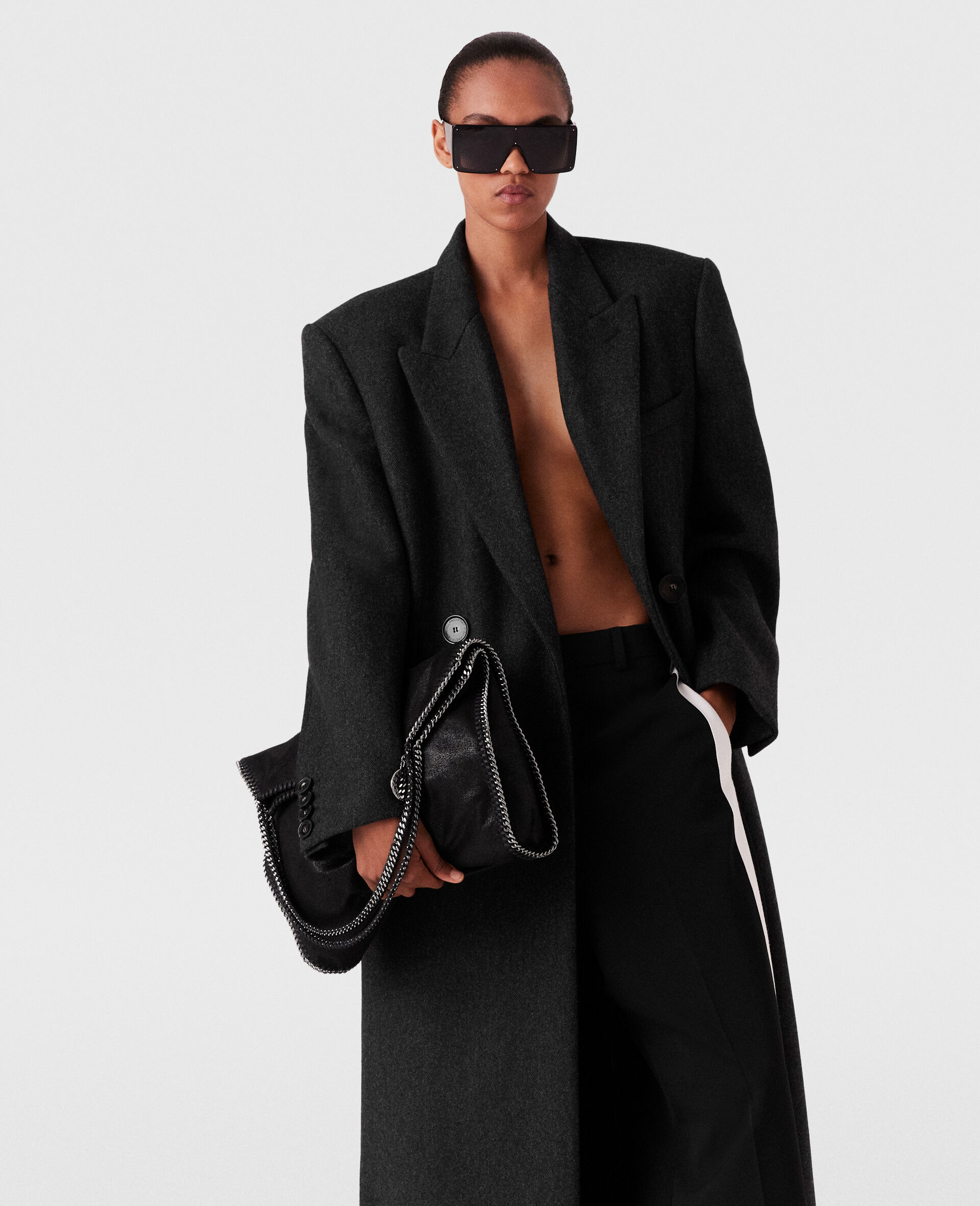 Große Falabella Schultertasche-Schwarz-large image number 5