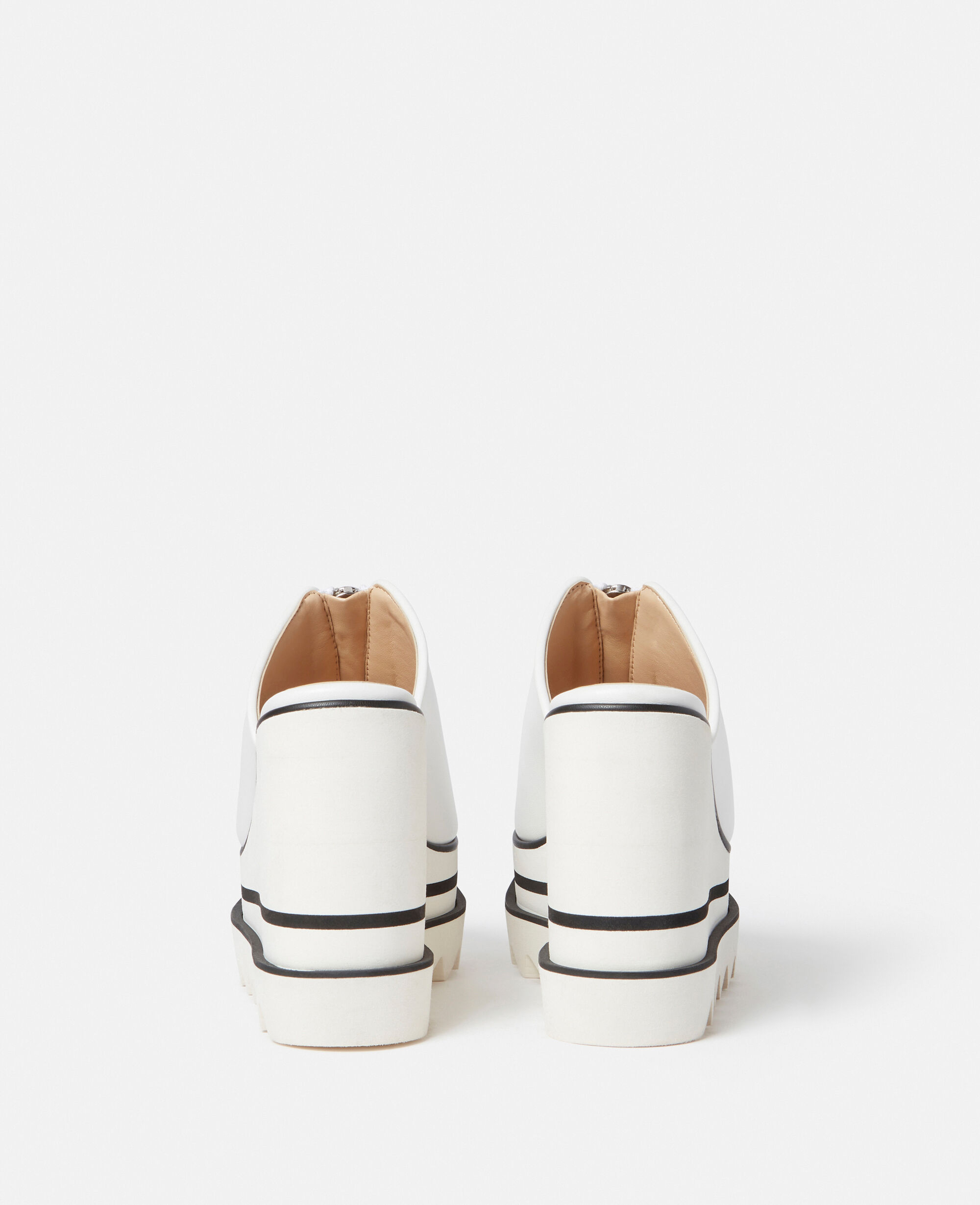 Stella McCartney スニークエリス ウェッジサンダル Women ホワイト スニークエリス ジップスライド ウェッジ
