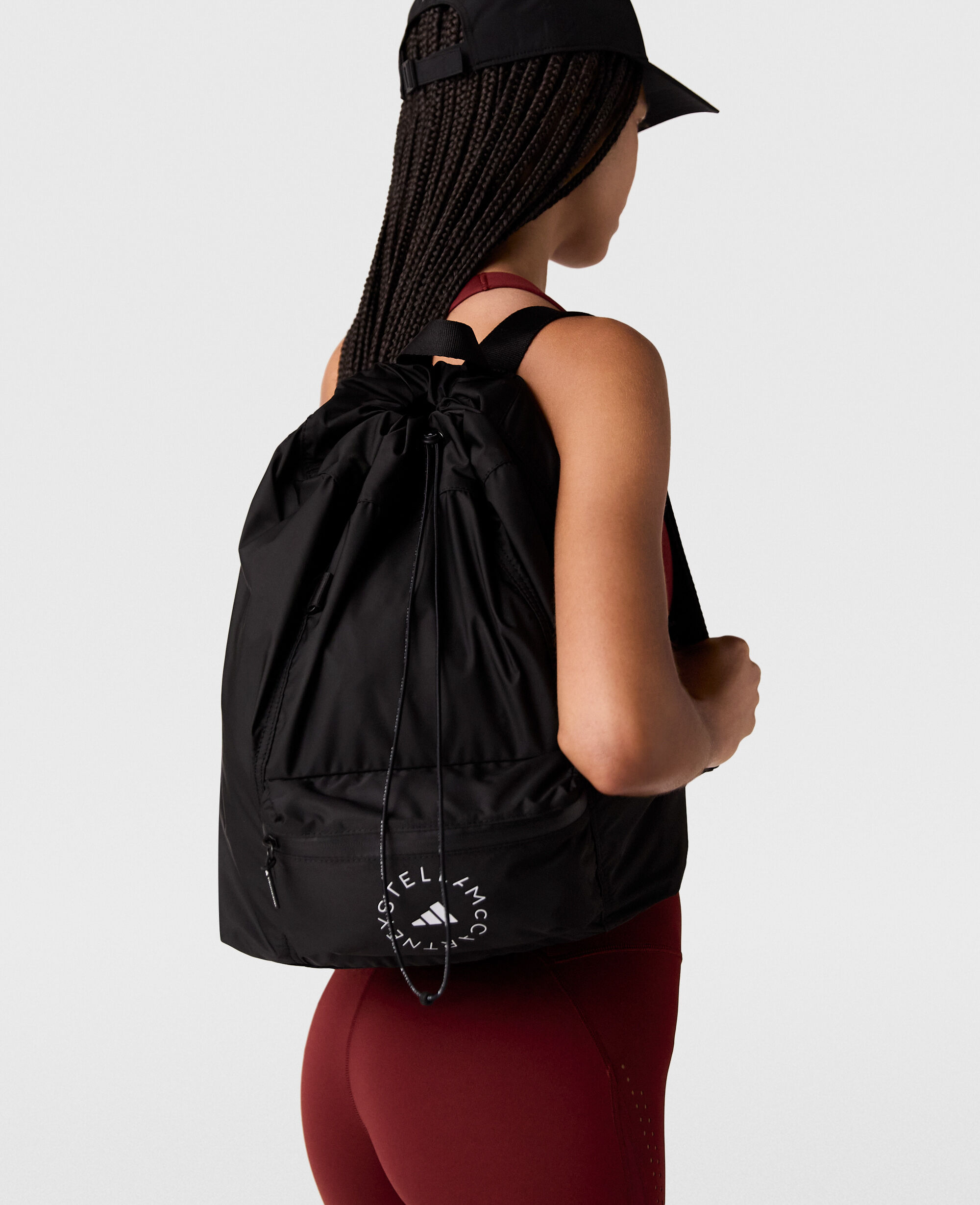 adidas by Stella McCartney Gym Sack - Black | Free Shipping