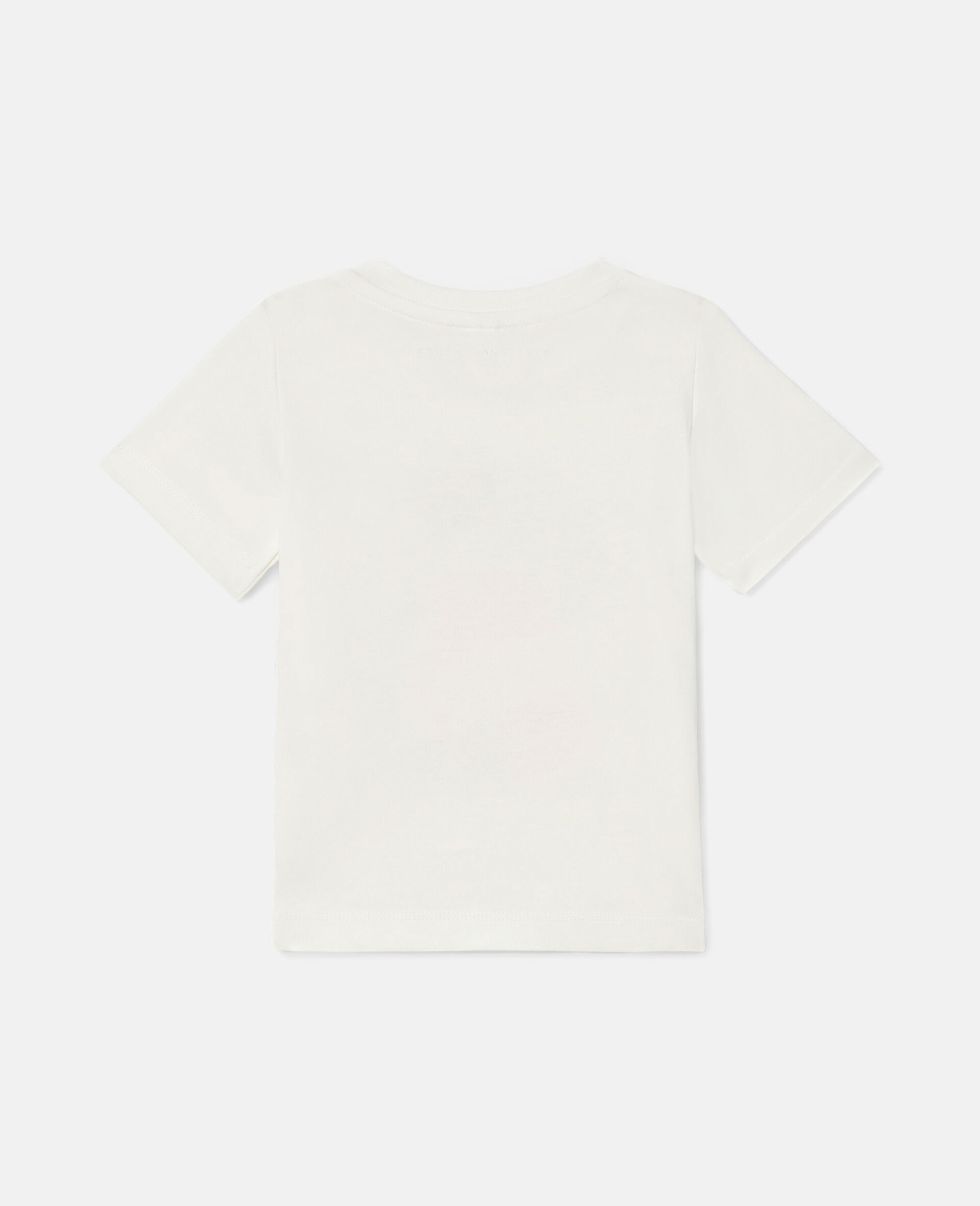 'S' Patchwork Monogram T-Shirt-White-large image number 2