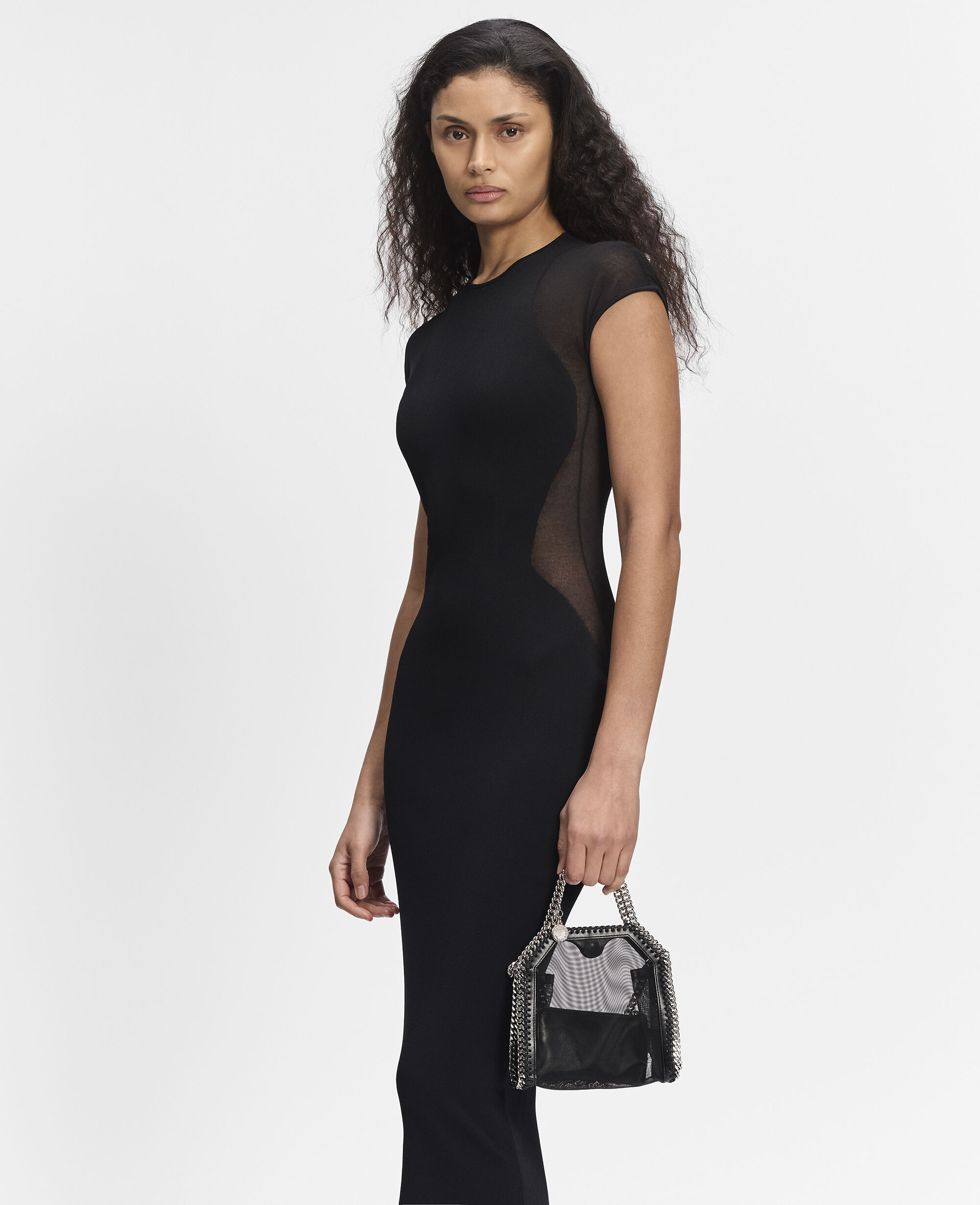 【STELLA MCCARTNEY】ミラクル ミニ ドレス Women ブラック＆ホワイト ミラクル ミニ ドレス | Stella