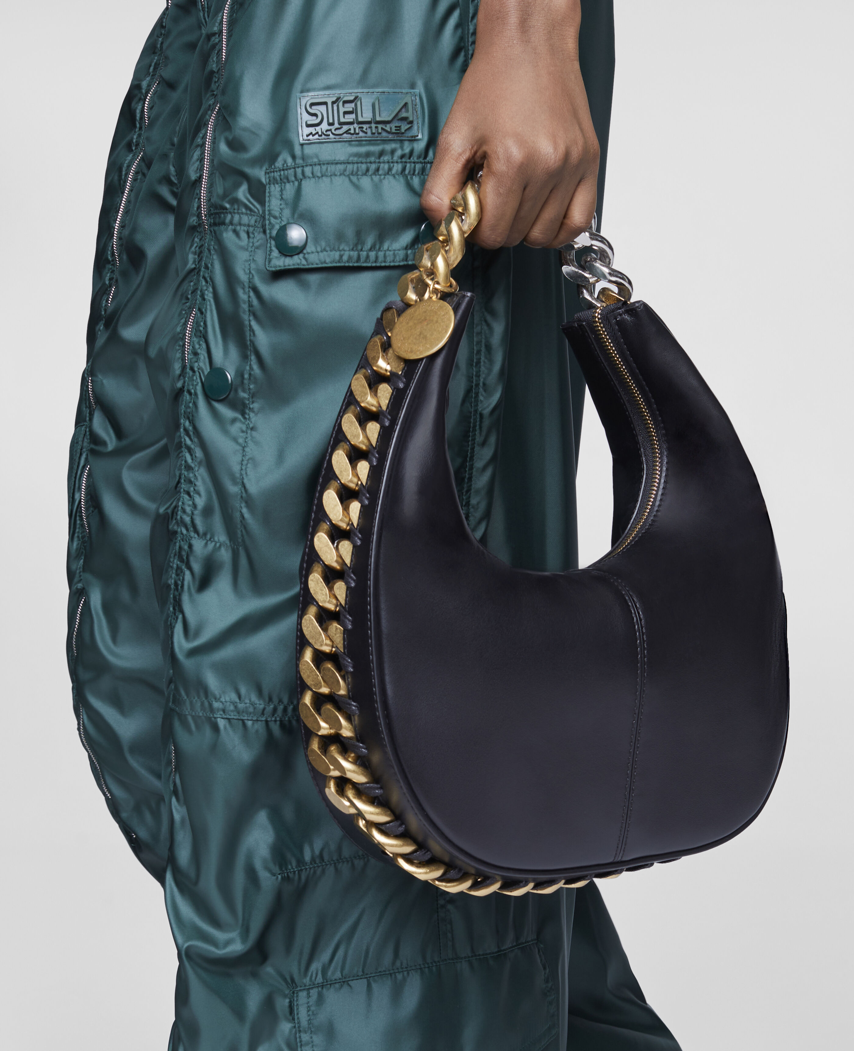 Stella McCartney small Frayme flap shoulder bag - Purple
