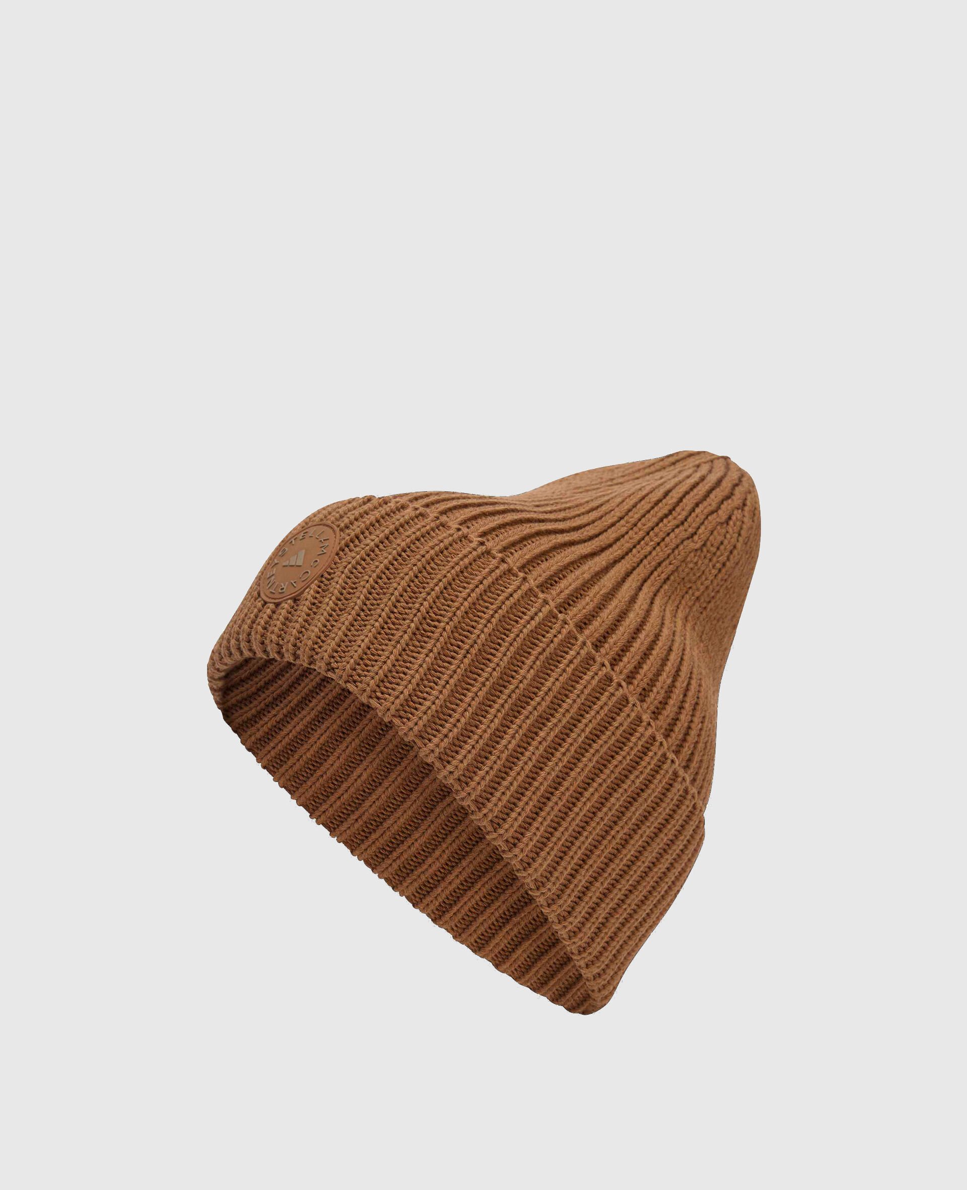 Logo Beanie-Brown-medium