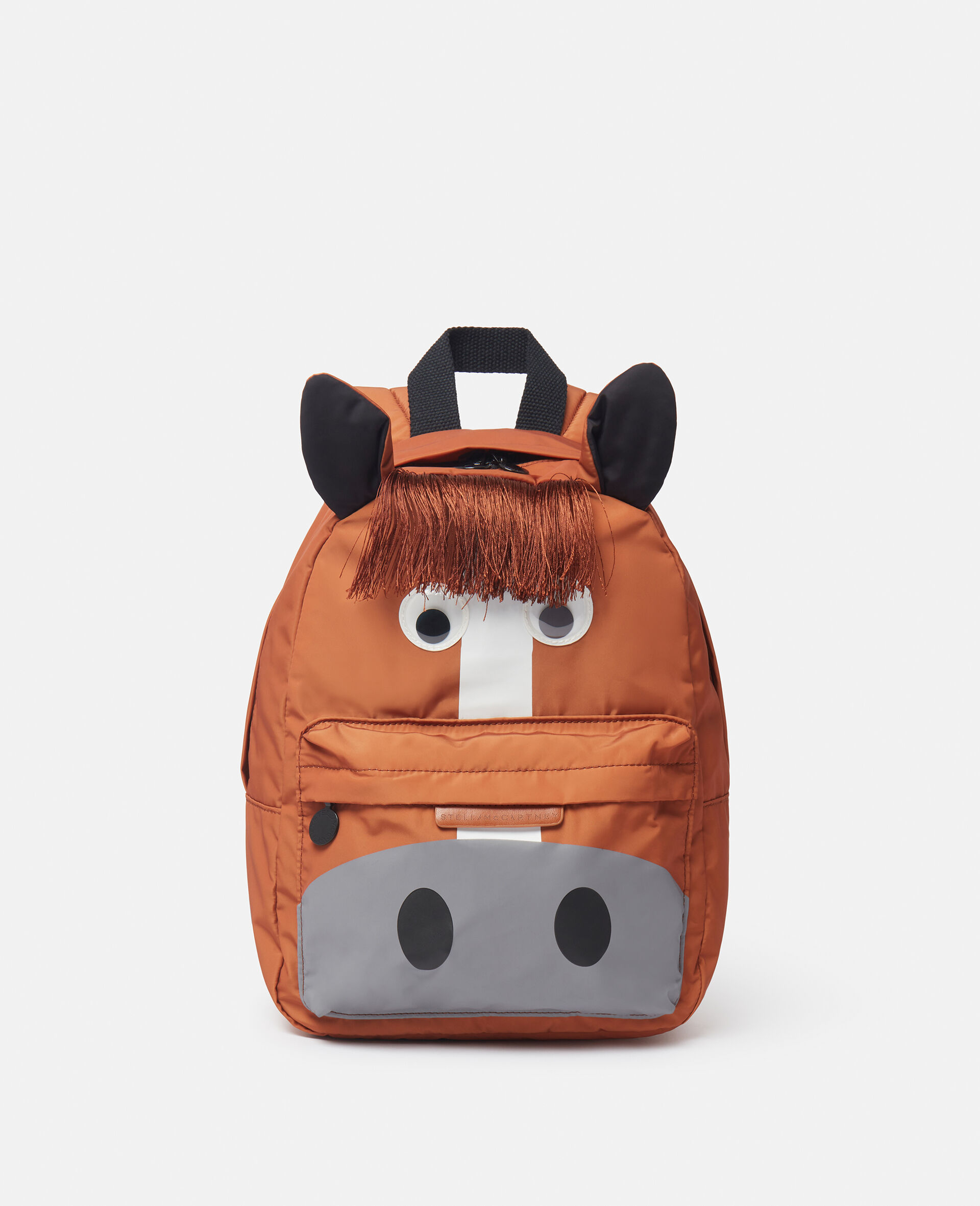 Sac a dos graphique avec cheval-Marron-large image number 0