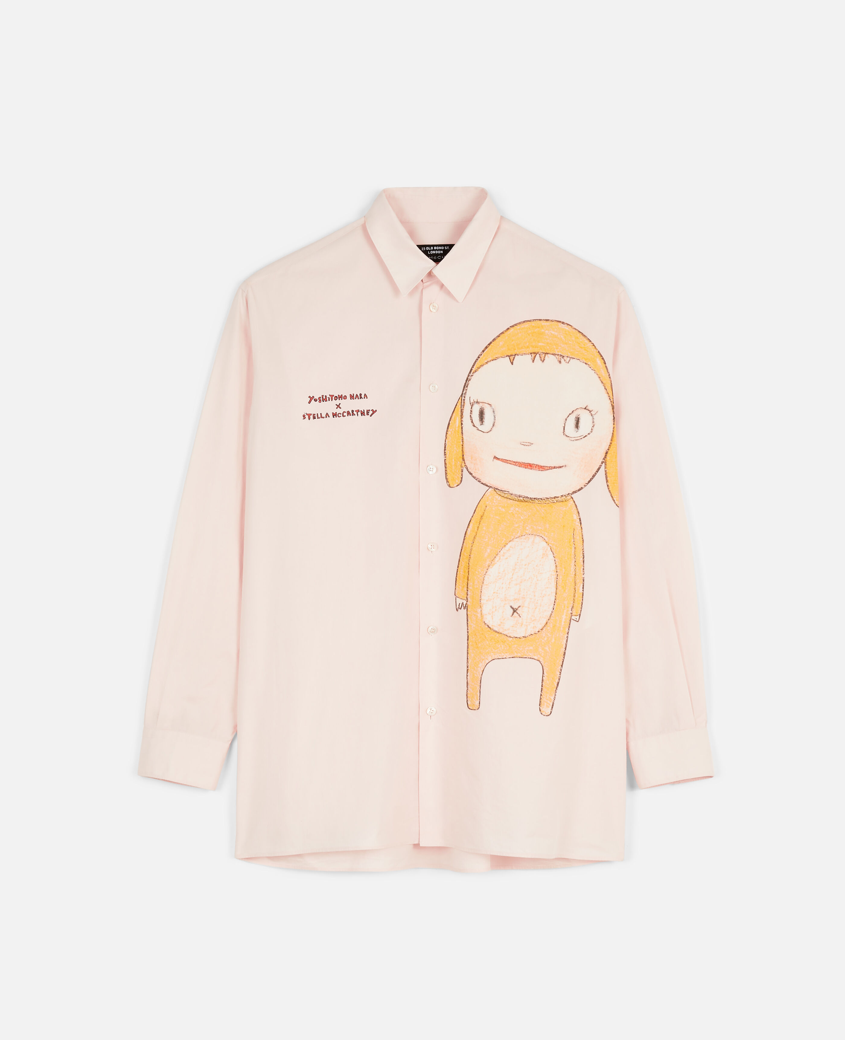 Unisex Pale Pink Nara Cotton Shirt Stella McCartney RO