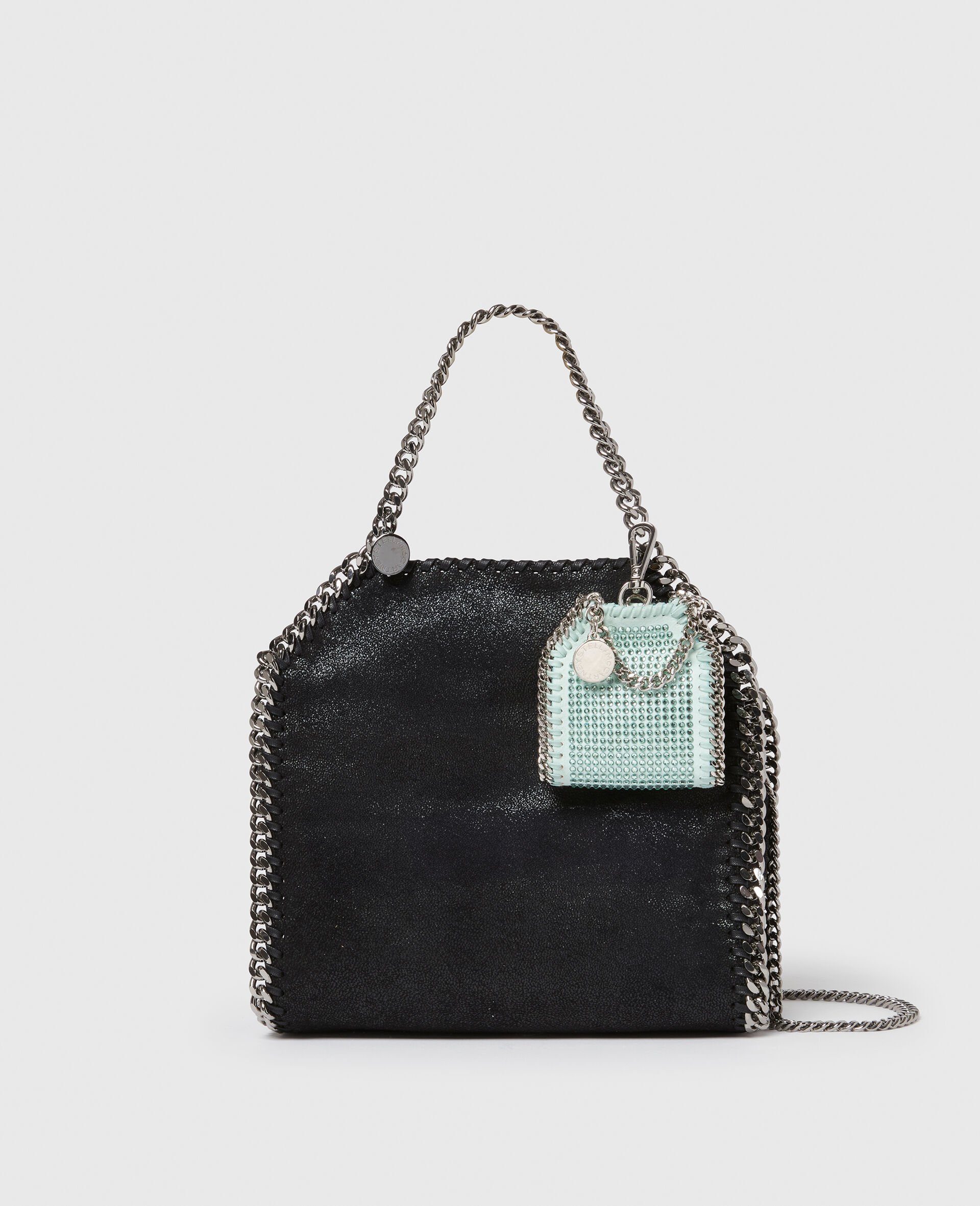 Falabella AirPods Case Keyring-Blue-large image number 3