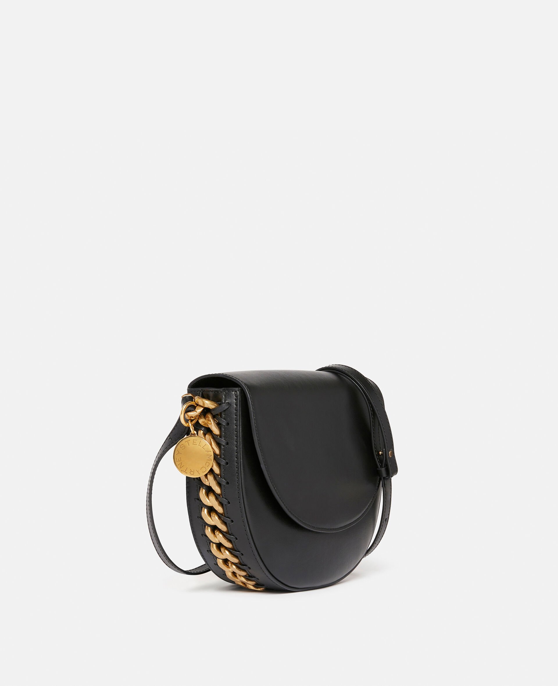 Frayme Medium Flap Shoulder Bag-Black-large Frayme Medium Flap Shoulder Bag-Black-large image number 4