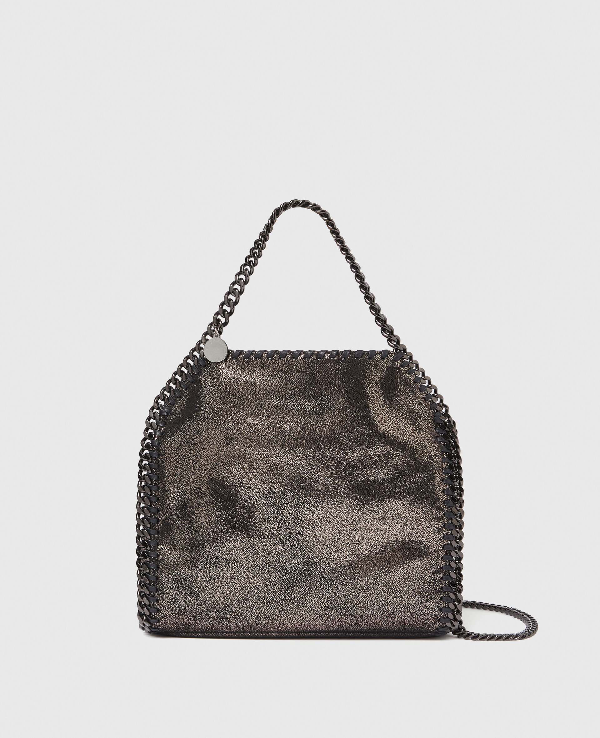 Mini-Tote Bag Falabella Metallic-Grau-large image number 0