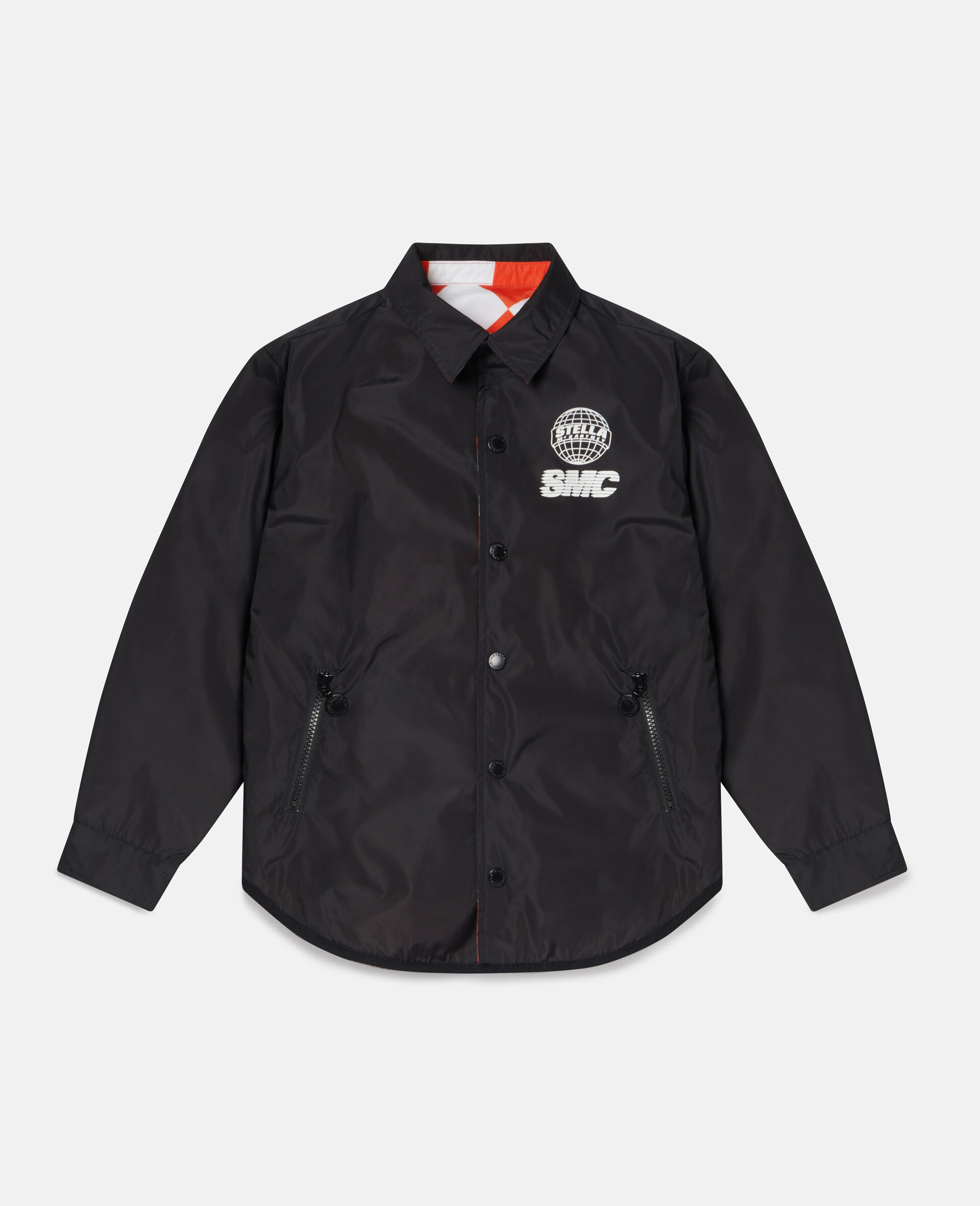 Reversible Chequerboard SMC Jacket-Black-large image number 0