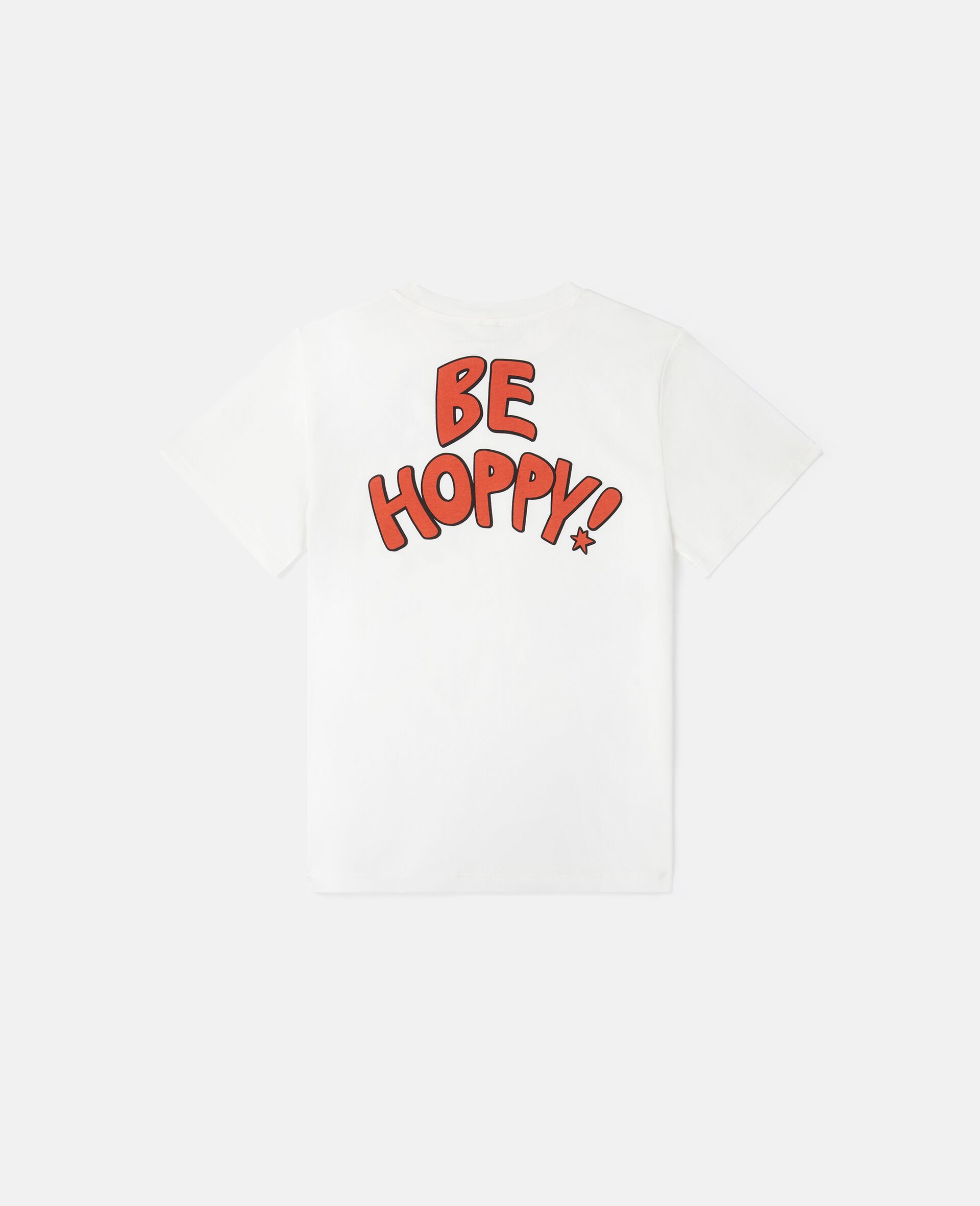 Magicians Bunny Graphic Crewneck T-Shirt-White-large image number 2