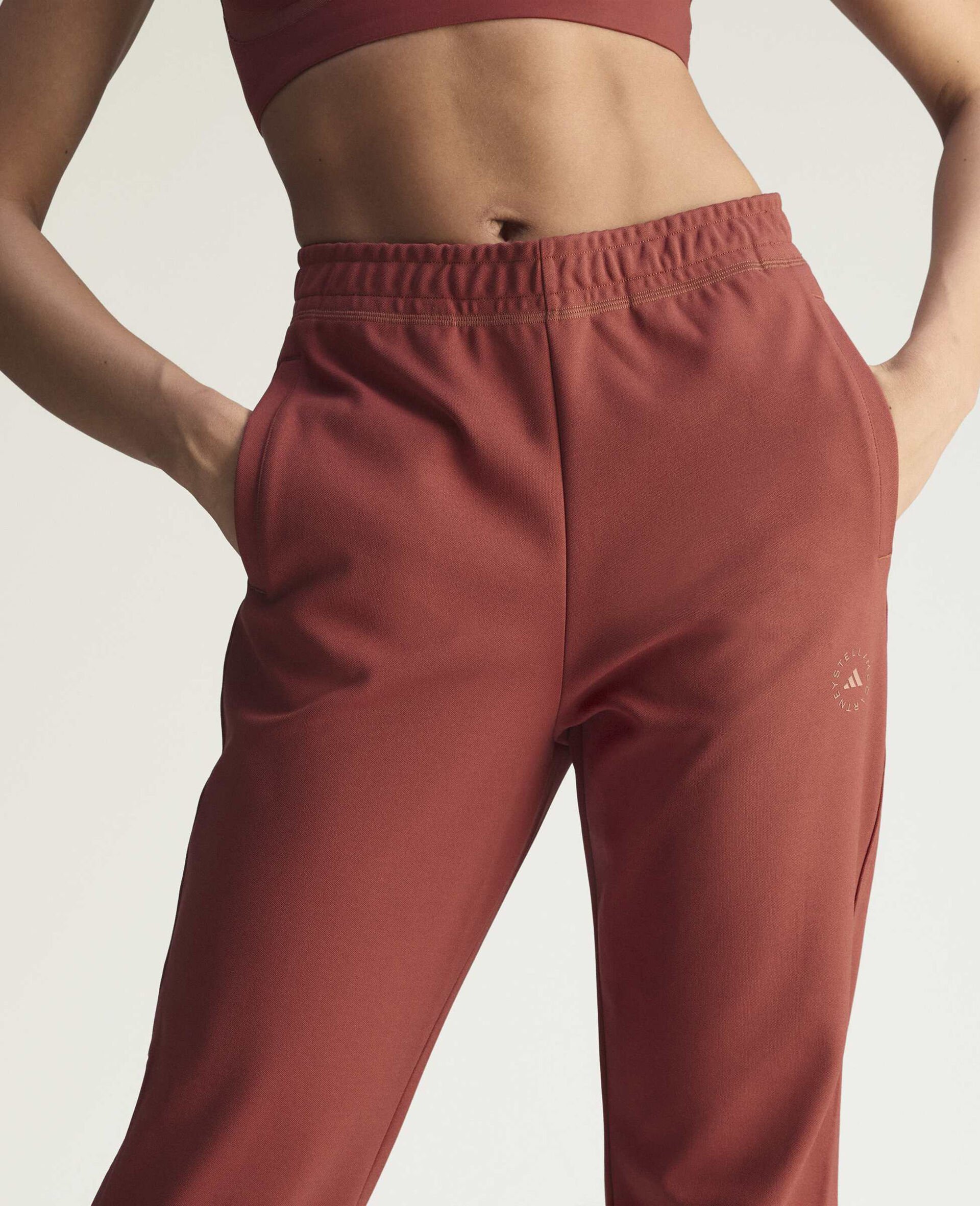 Logo Woven Trackpants-Red-large image number 2