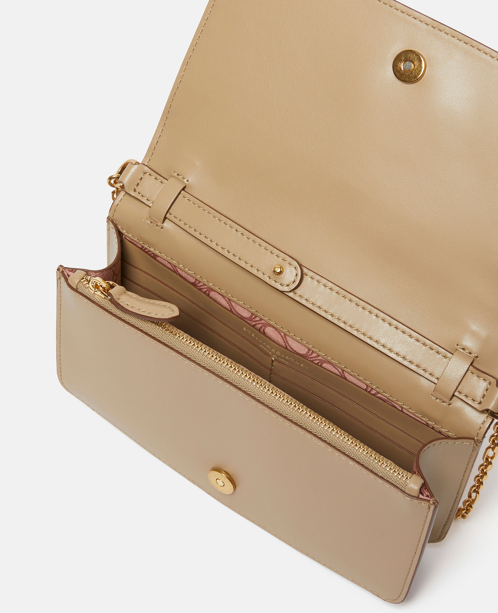 S-Wave Portemonnaie mit Pailletten am Riemen-Gold-large image number 3