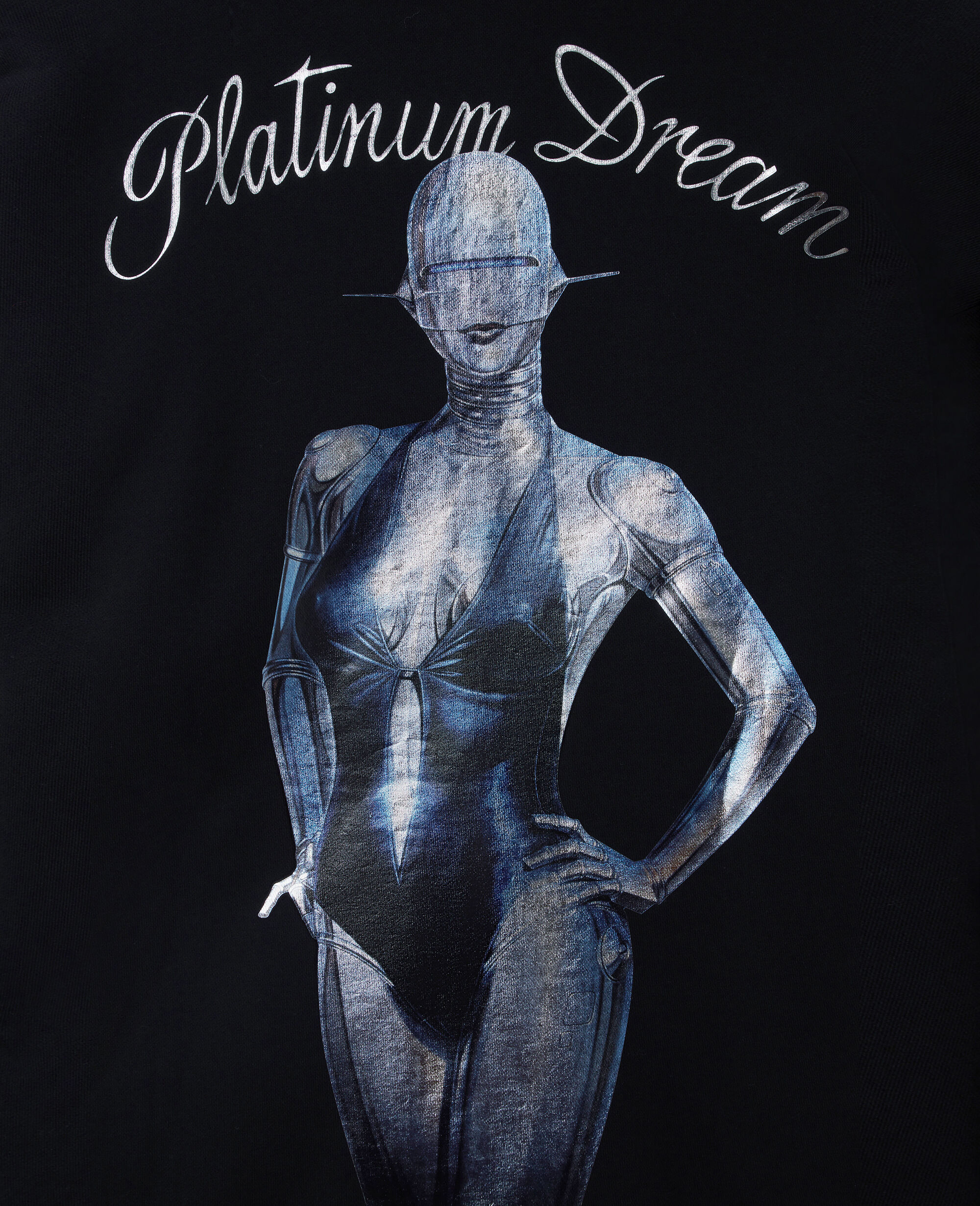 【関税込み】Stella McCartney ブラック Sexy Robot フーディ Women ピンク セクシーロボットプリント オーガニックコットン