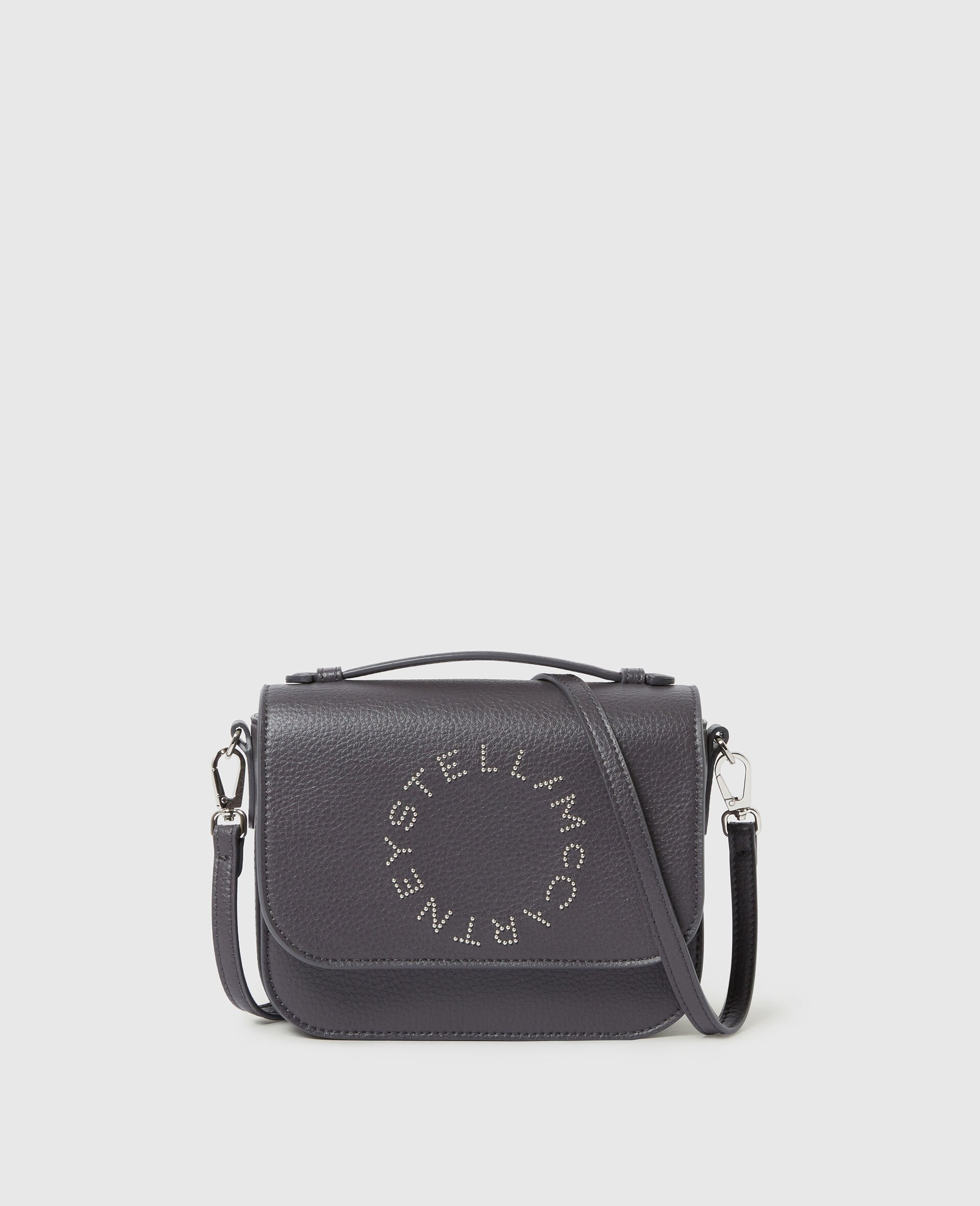 Logo Messenger Crossbody Bag-Grey-medium