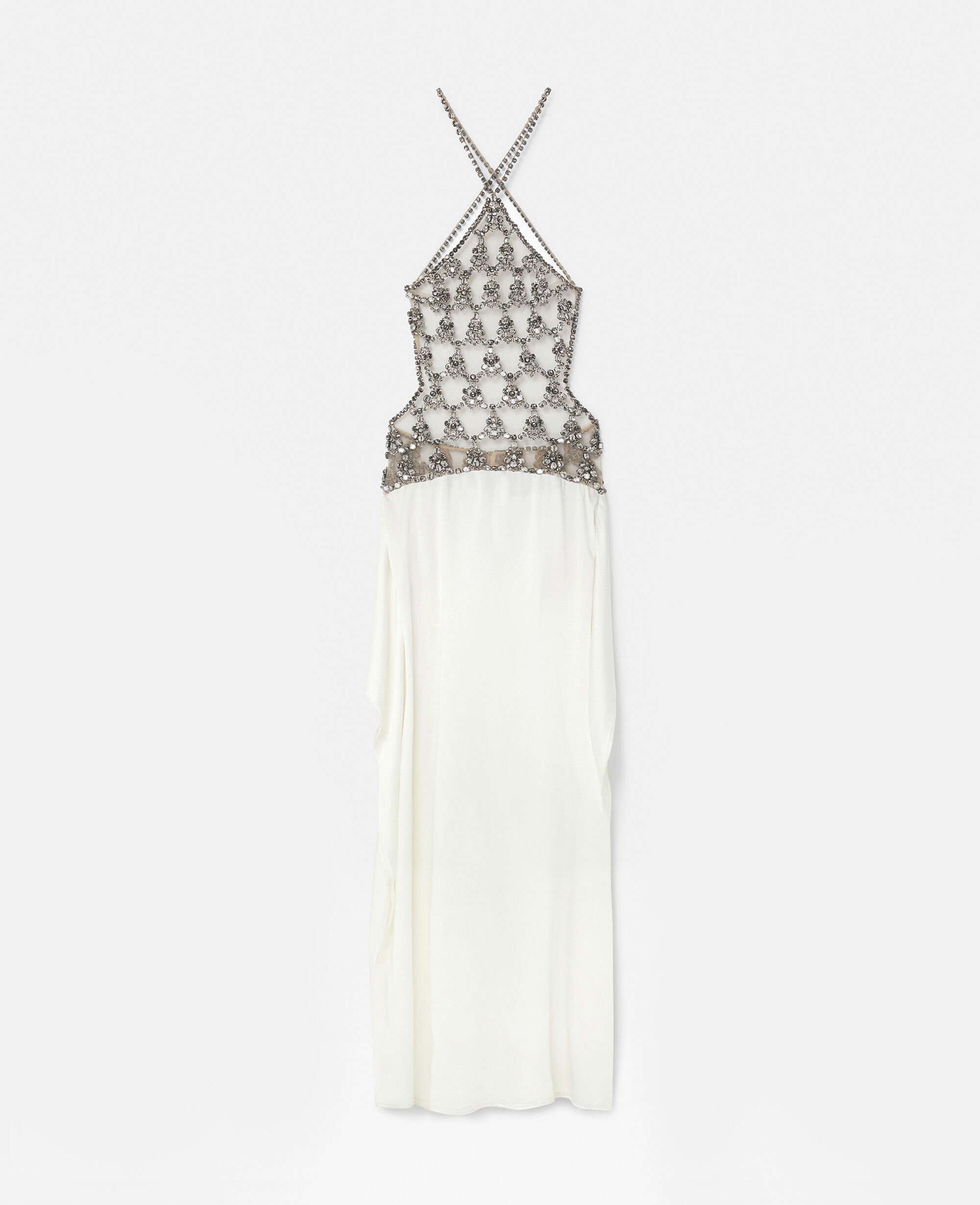 Crystal Cage Halterneck Maxi Dress ...