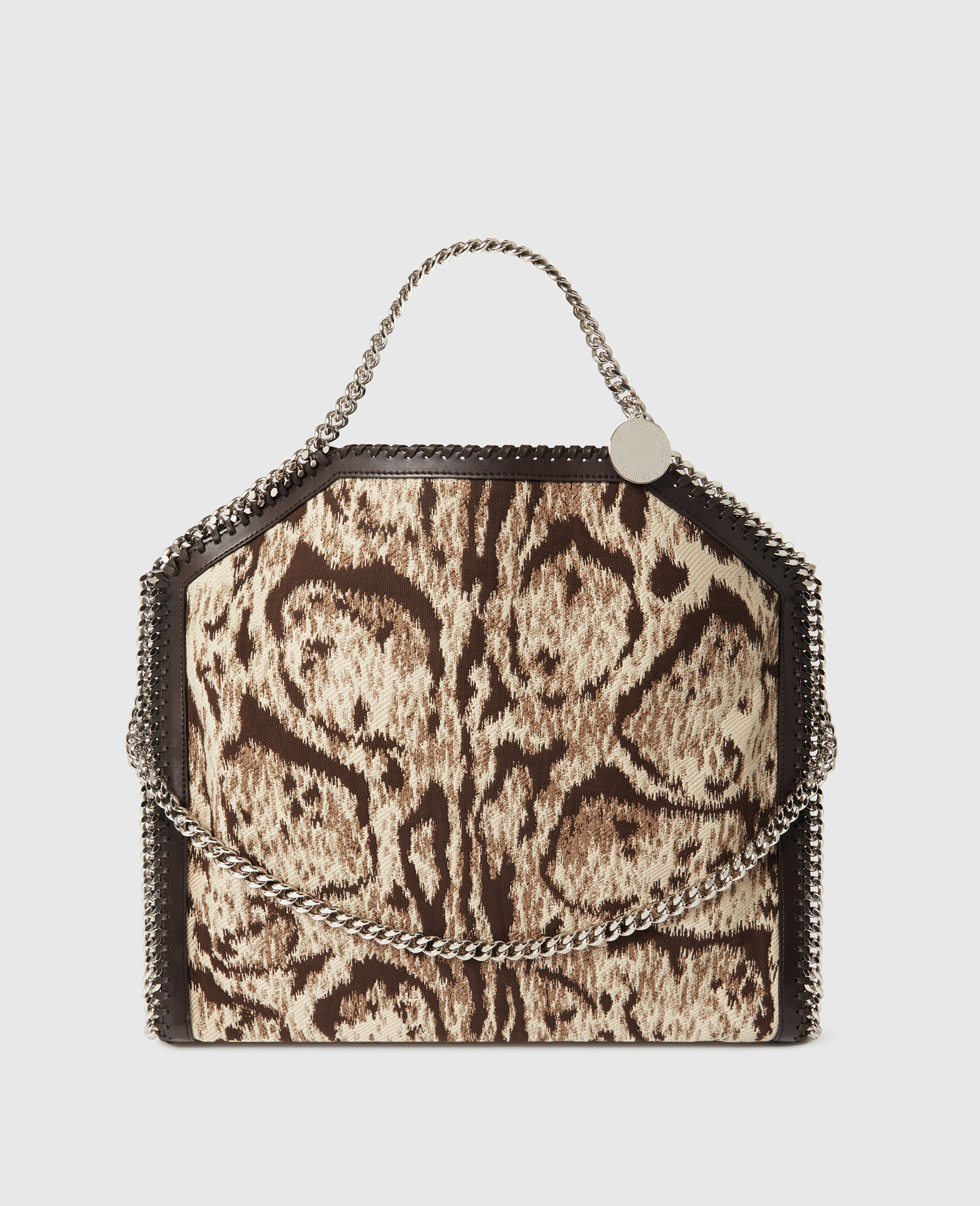 Falabella Cloud Leopard Fold-Over Tote Bag-Brown-medium