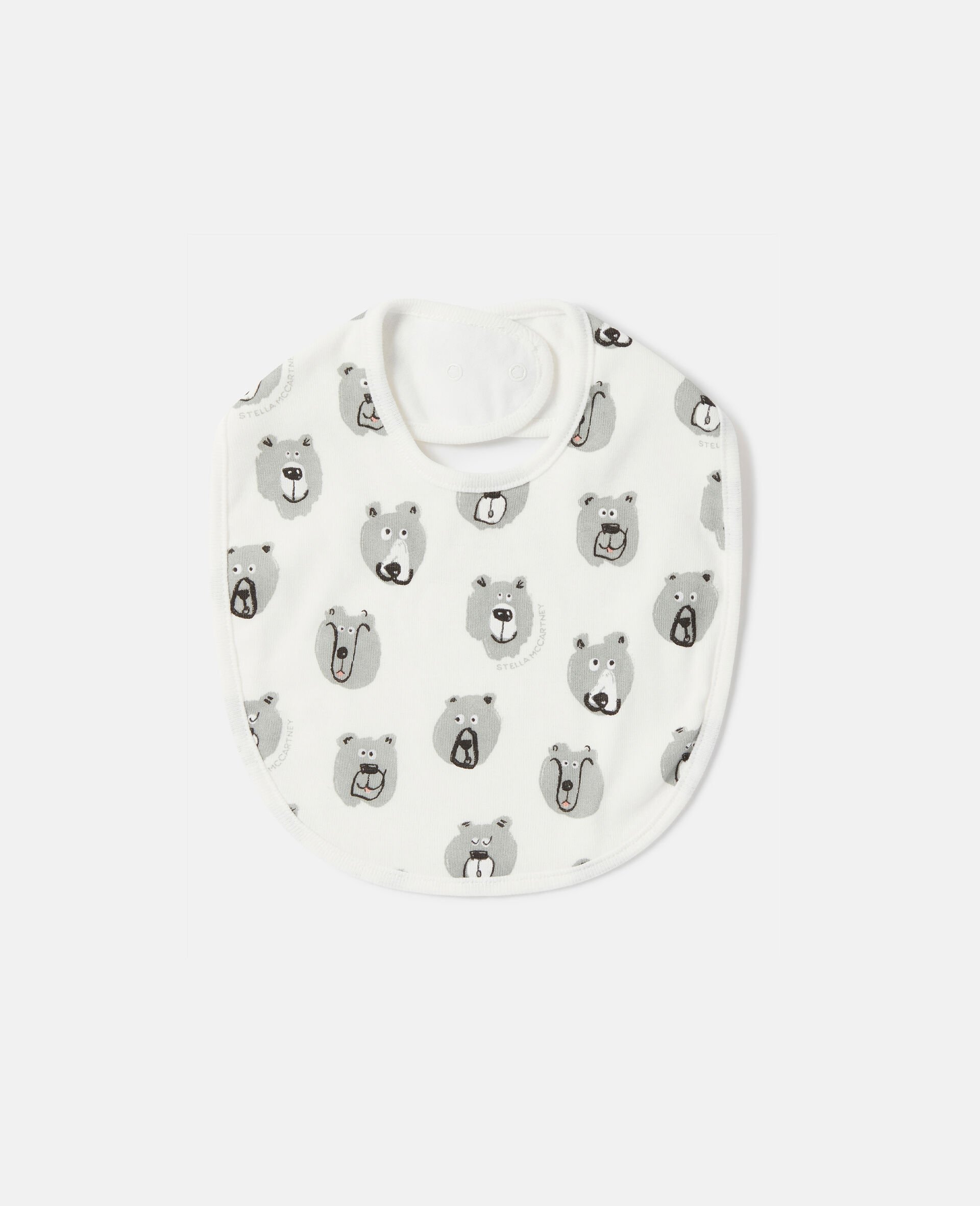 2 Pack of Bear Print Bibs-Multicolour-large image number 1