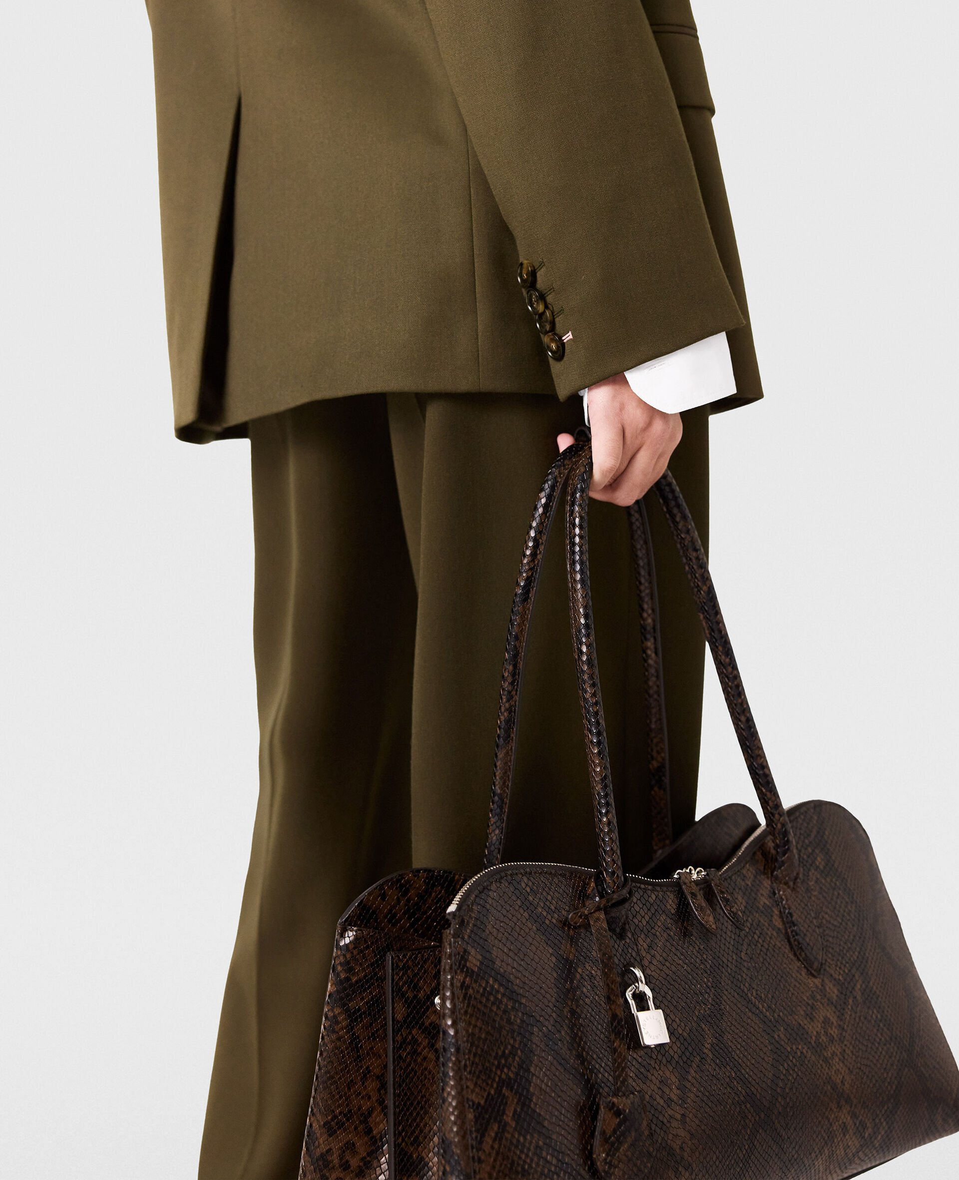 Double-Breasted Blazer-Green-large image number 7